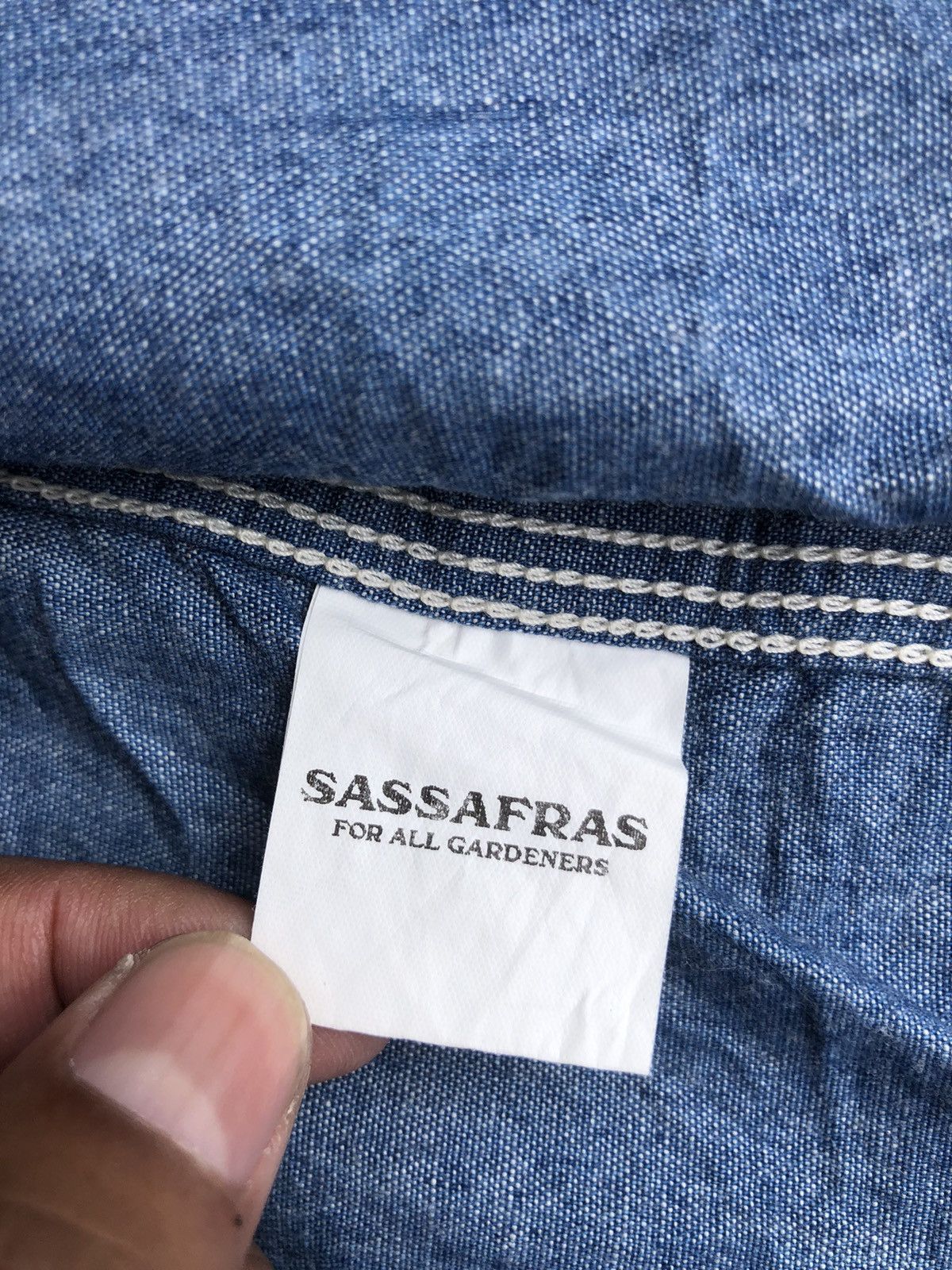 Sassafras Japanese Sassafras Diggin Shirt Denim Size US M / EU 48-50 / 2 - 22 Thumbnail