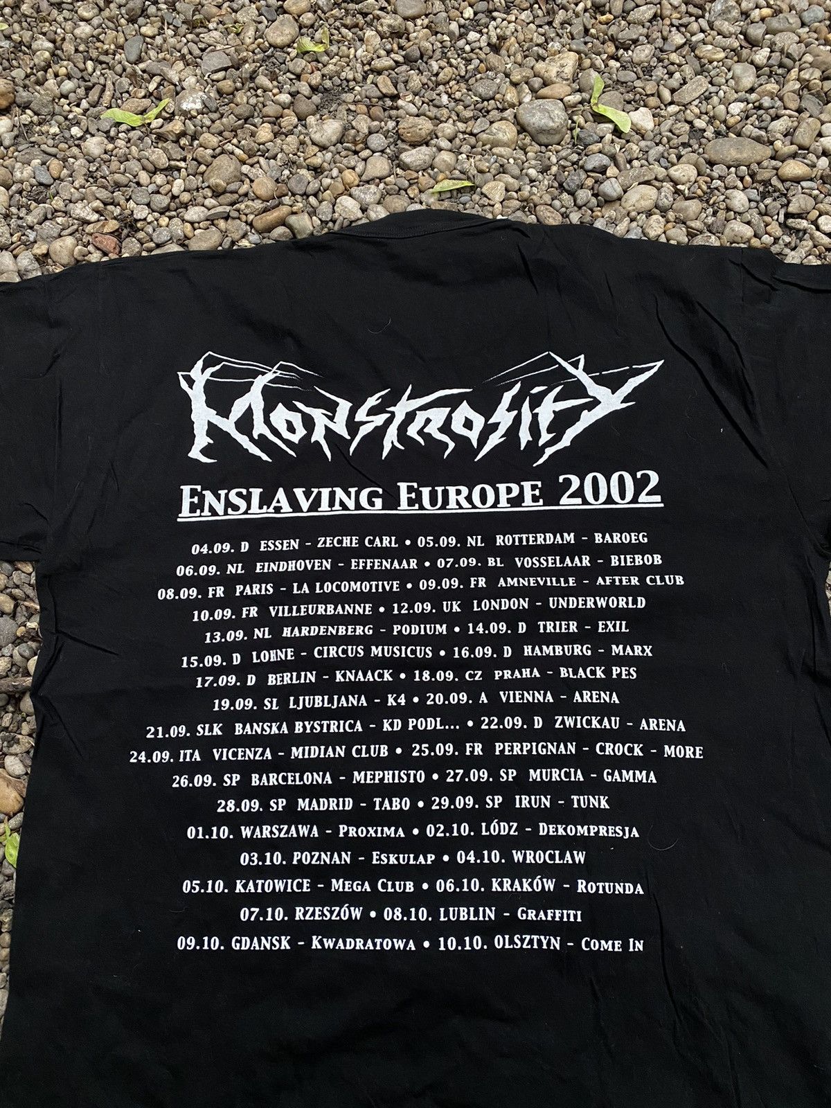 Band Tees × Vintage Vintage Monstrosity 2002 Death Metal Tour T-Shirt Size US XL / EU 56 / 4 - 4 Thumbnail