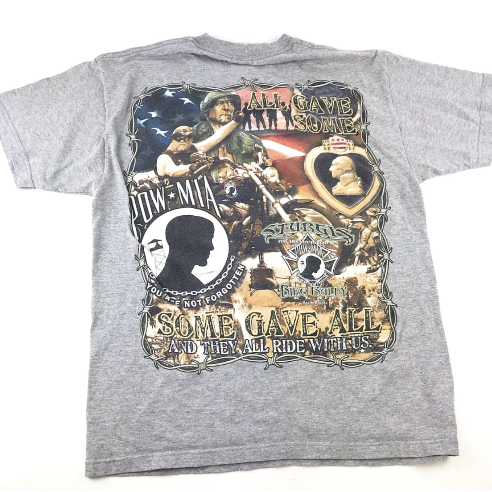 Vintage VINTAGE Sturgis Shirt Mens L Gray Motorcycle 2009 South Dakota Alstyle Graphic Tee Size US L / EU 52-54 / 3 - 2 Thumbnail