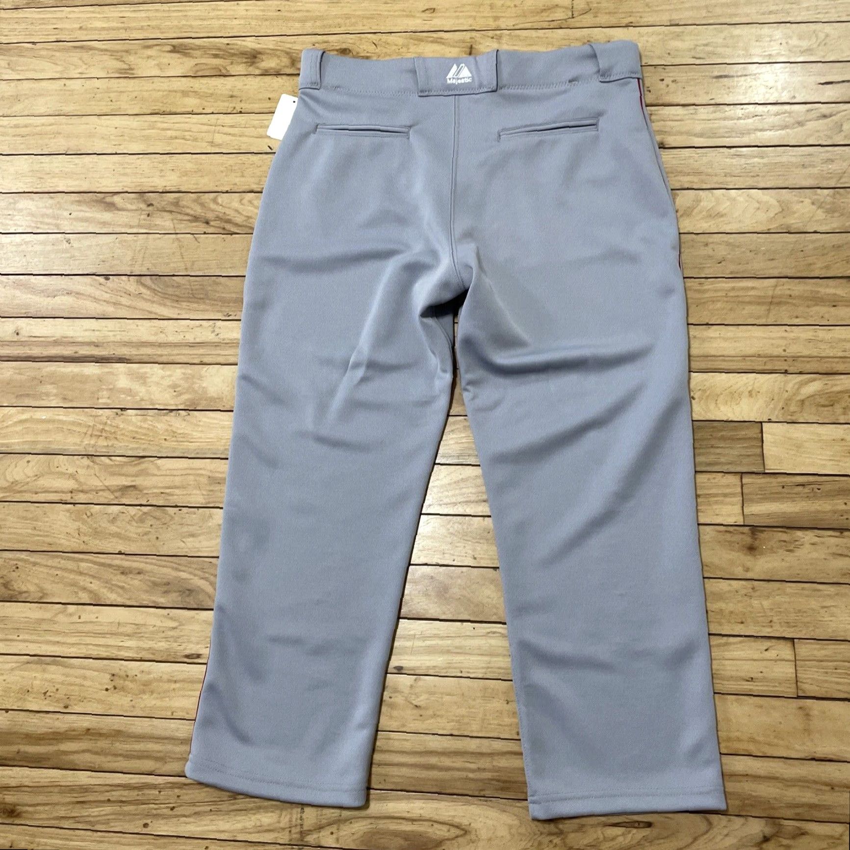 Vintage VINTAGE Majestic Softball Pants Womens XL Gray Capri Silver Base 894Y 349839 NEW 34x23 Size 40" / US 18 - 2 Thumbnail