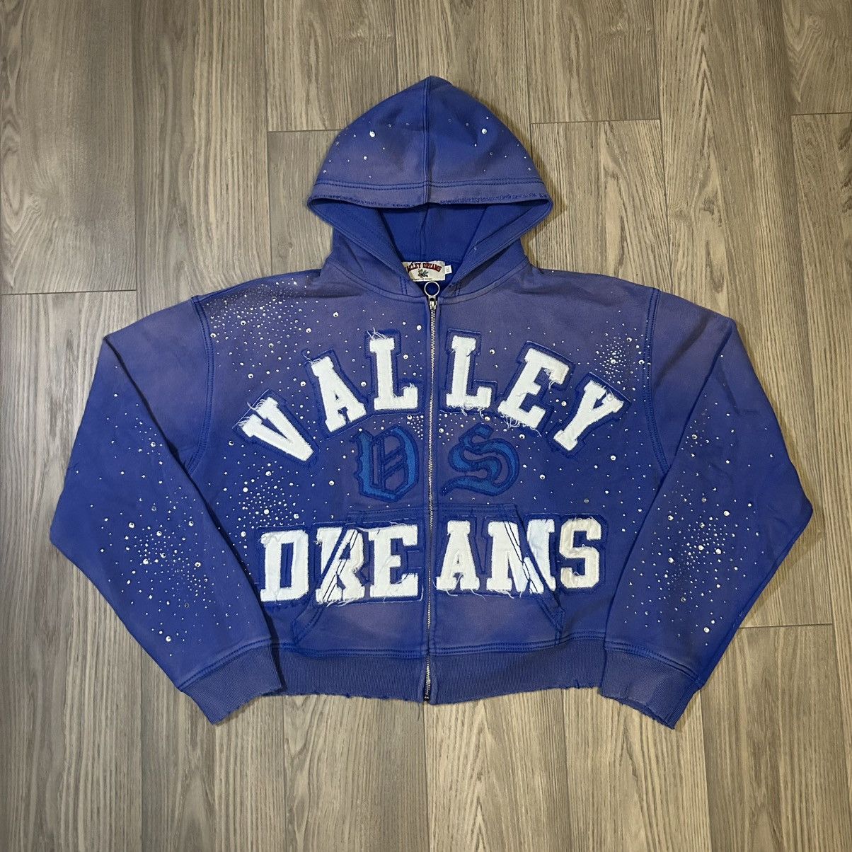 Vale Vale Forever Classico Zip Up Hoodie (Blue) Size US XXL / EU 58 / 5 - 1 Thumbnail