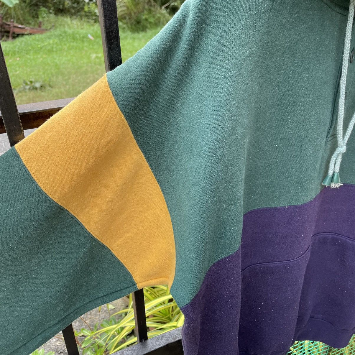 Towncraft 🔥Vintage 90s Towncraft Colourblock Design Pullover Hoodie Size US XL / EU 56 / 4 - 6 Thumbnail