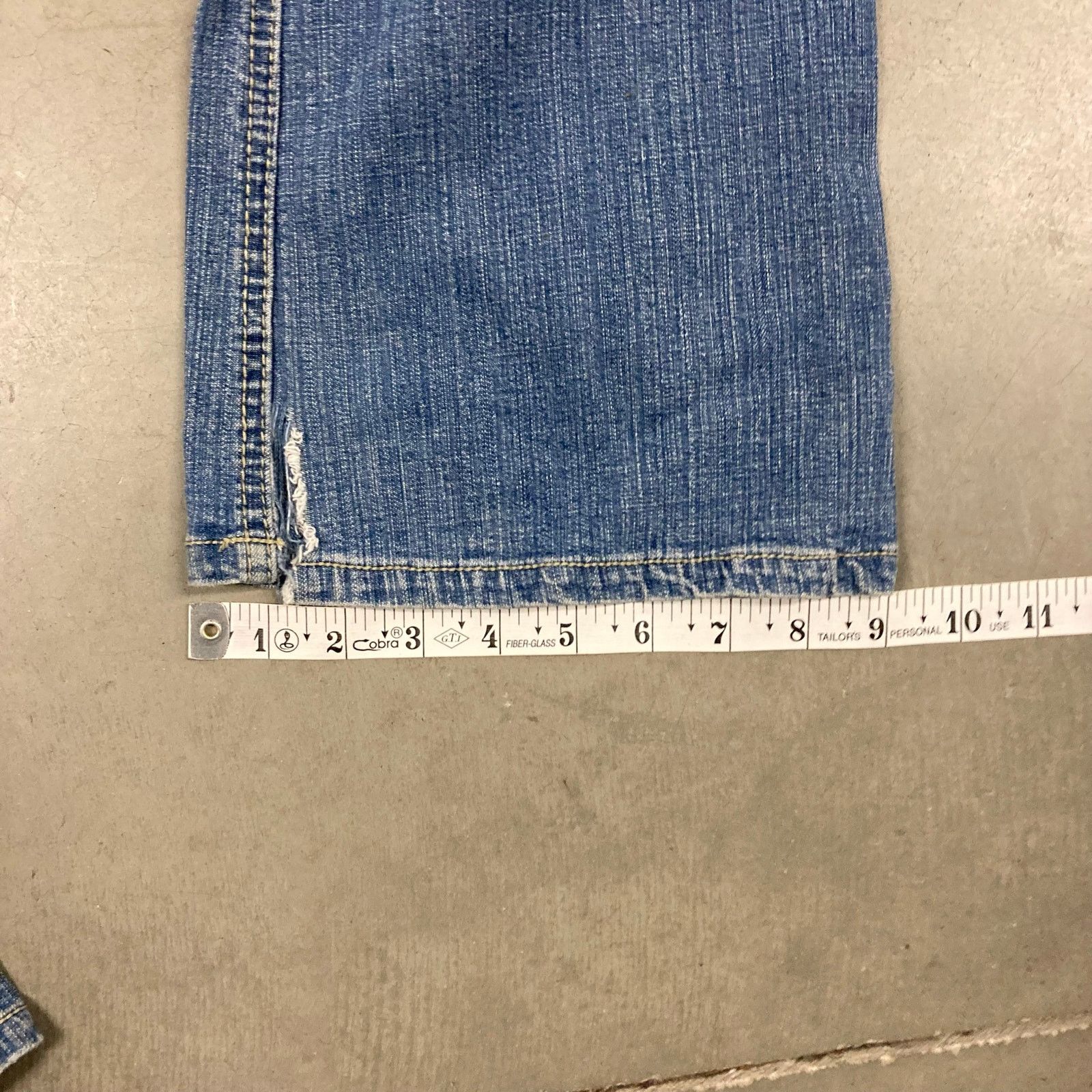 Vintage Y2K low rise hydraulic bootcut jeans 28x33 Size 32" / US 10 / IT 46 - 4 Thumbnail