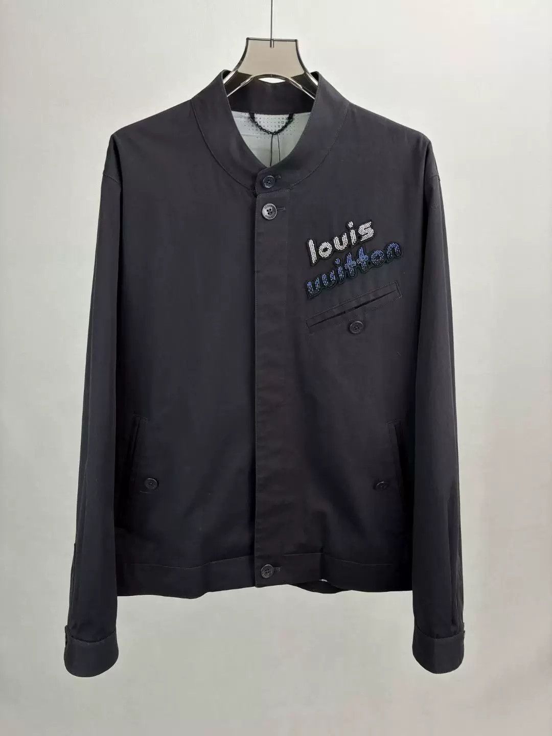 Louis Vuitton louis vuitton black beaded jacket coat Size US L / EU 52-54 / 3 - 1 Thumbnail