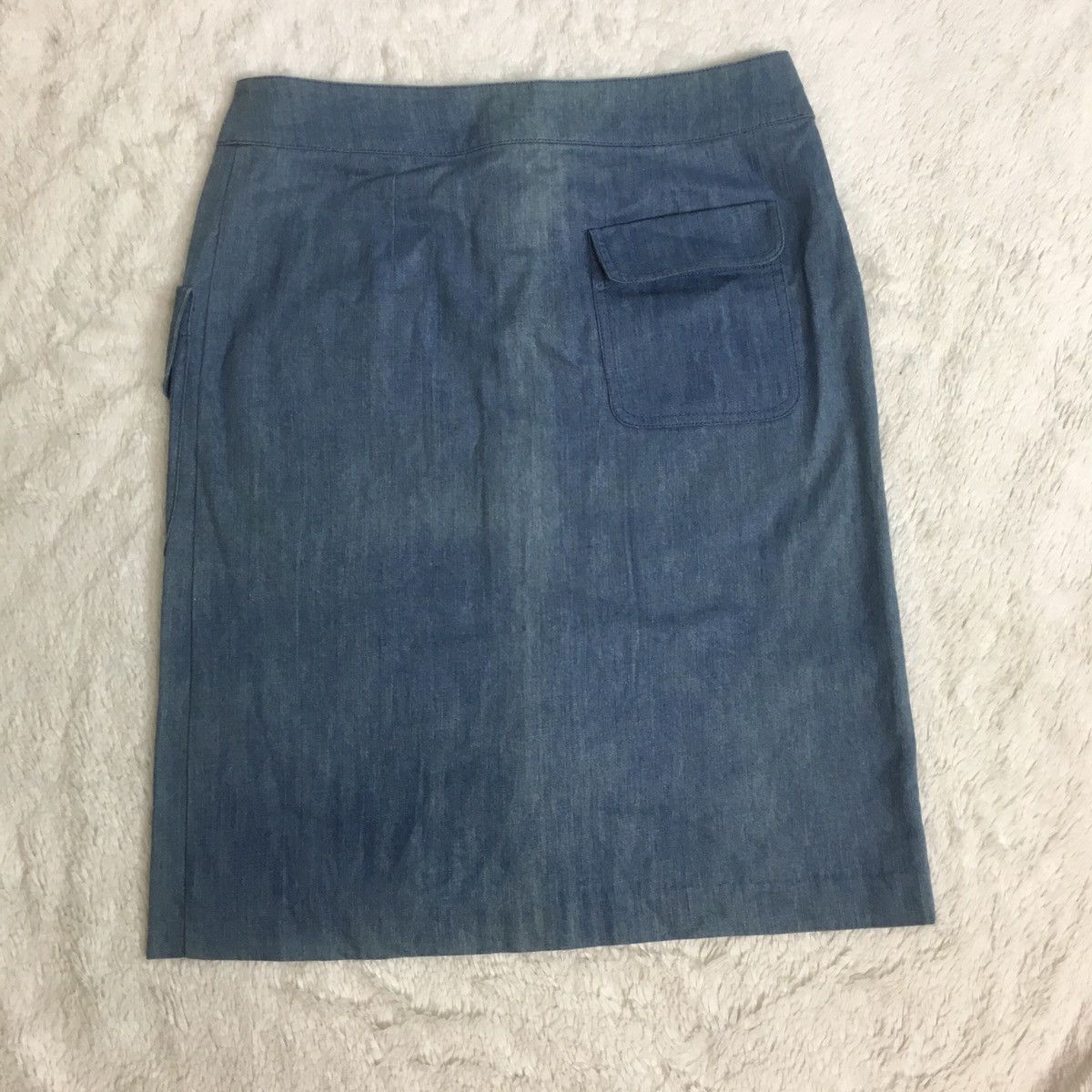 A.P.C. × Designer A.P.C. Cotton Midi Skirt Sz 28 (XS) Size 28" / US 6 / IT 42 - 2 Thumbnail