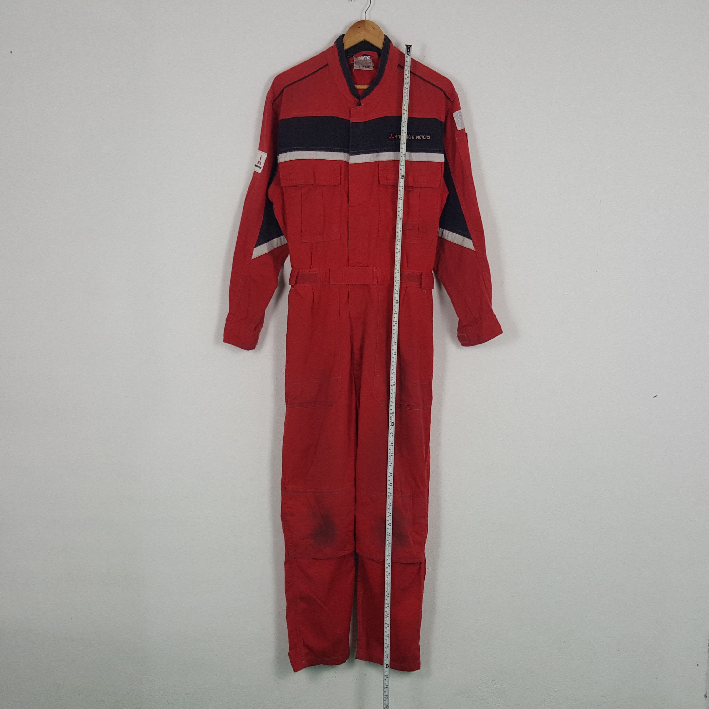 Japanese Brand × Vintage Vintage Mitsubishi Motors Service Staff Coverall Jacket Size US M / EU 48-50 / 2 - 7 Thumbnail