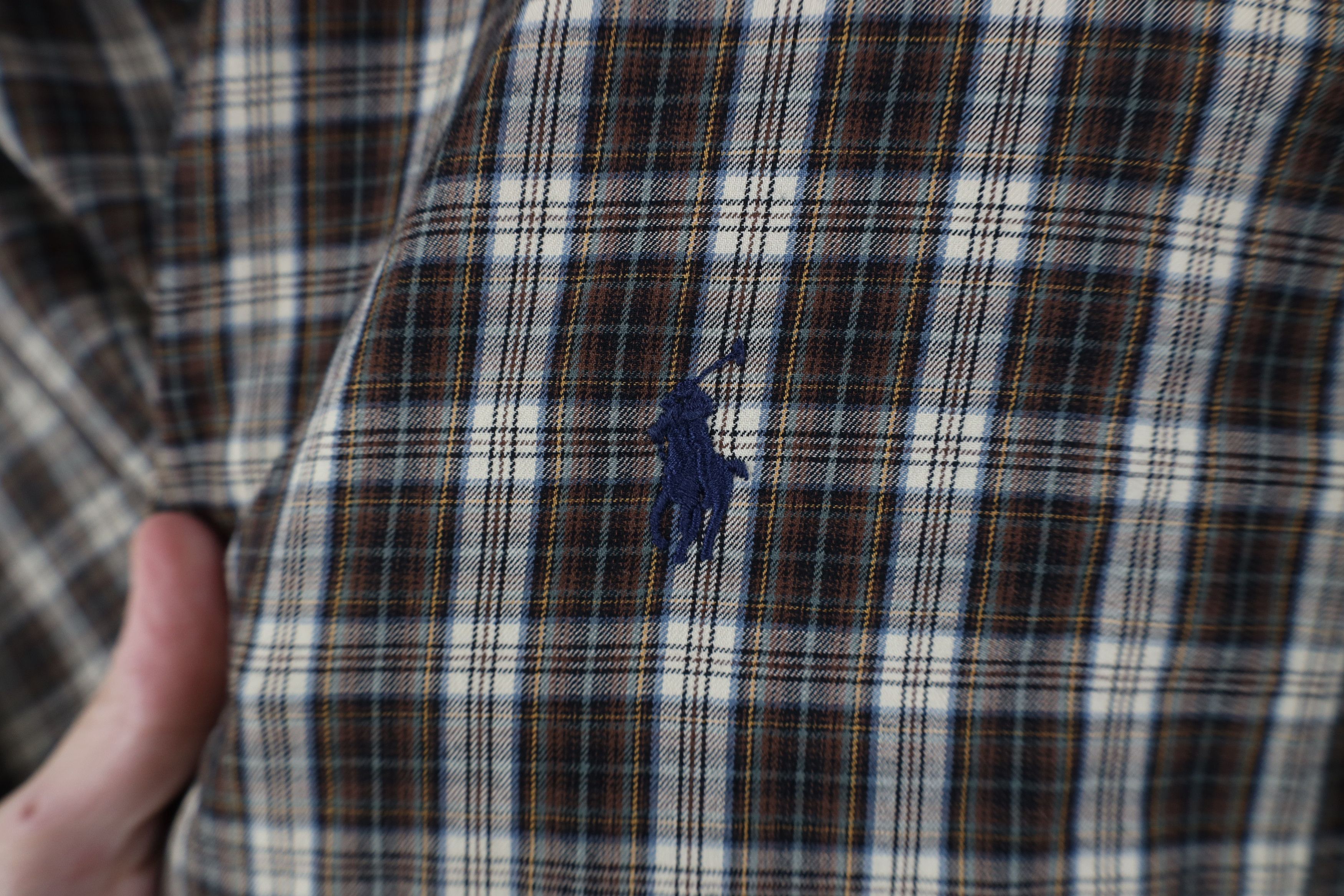 Vintage Vintage 90s Streetwear Button Down Shirt Earth Tone Plaid Size US XL / EU 56 / 4 - 4 Thumbnail