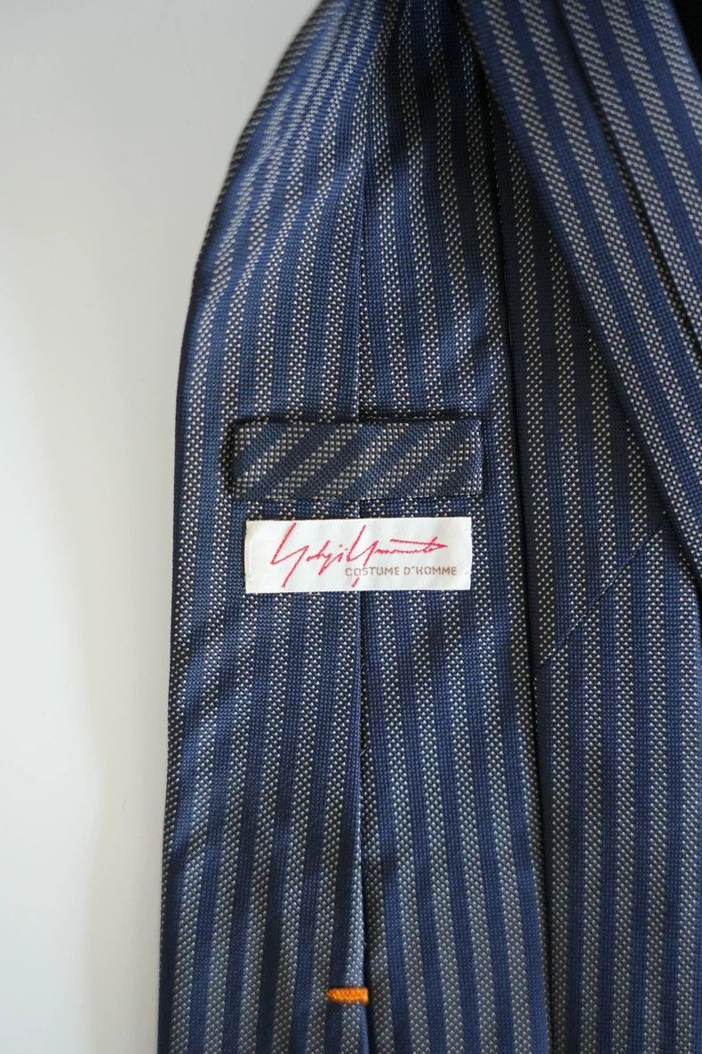 Yohji Yamamoto Yohji Yamamoto Blue and white dotted silk tie 2503-Nextarro Size ONE SIZE - 2 Thumbnail