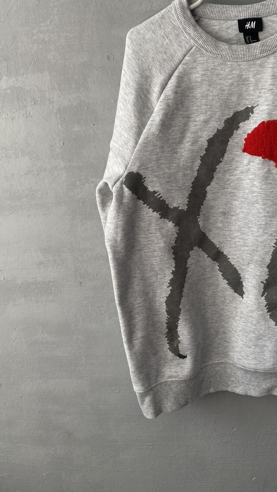 H&M × Vintage × XO Vintage the weekend H&M XO Heart big logo sweatshirt Size US M / EU 48-50 / 2 - 3 Thumbnail