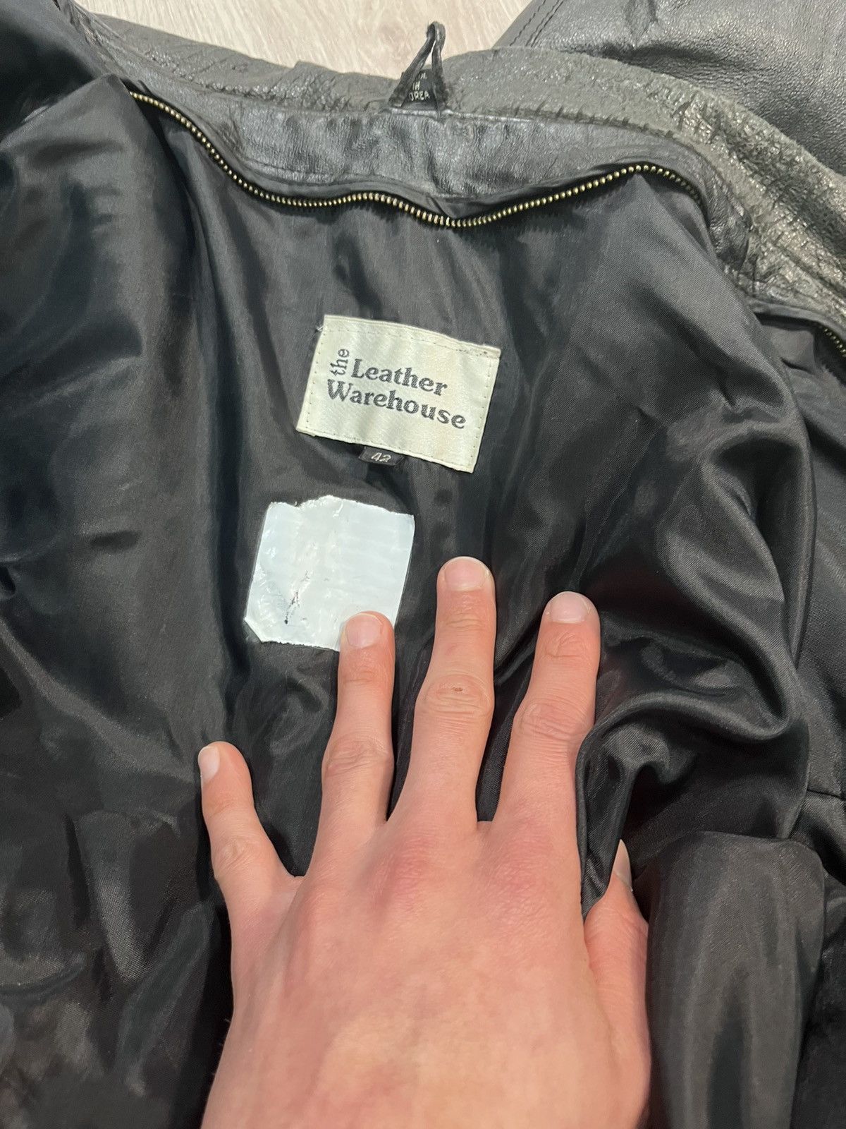 Other Vintage Leather Jacket Size US L / EU 52-54 / 3 - 3 Thumbnail