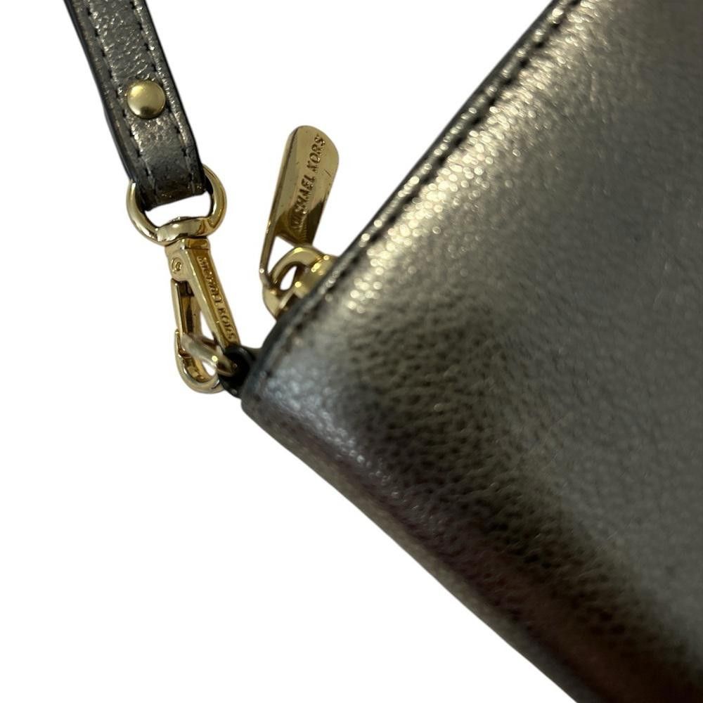 Designer Michael Kors Metallic Zip-Around Wallet Size ONE SIZE - 3 Thumbnail