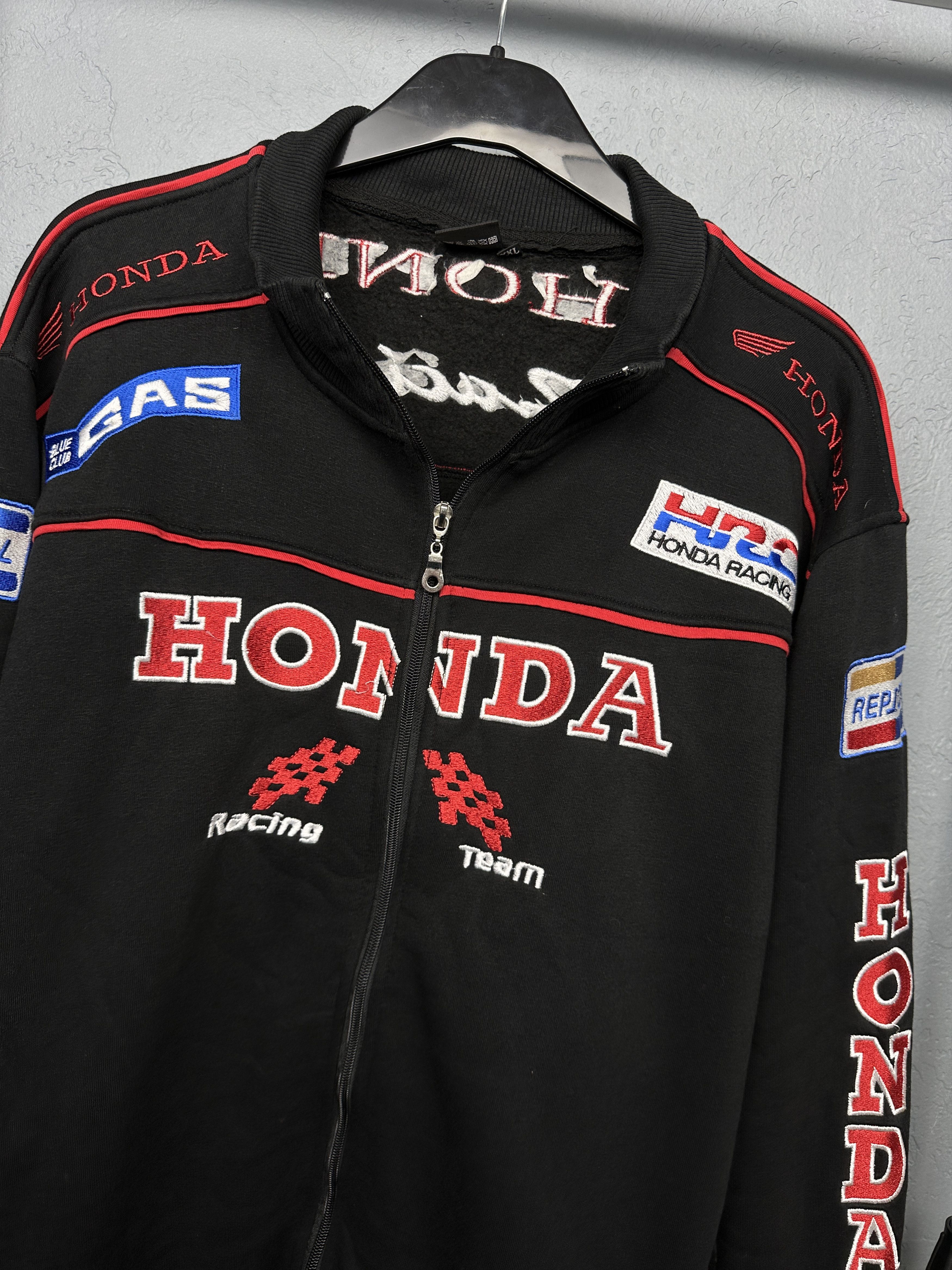 Honda Honda Racing Team Vintage Mens Zip Sweatshirt Hoodie Size US XXL / EU 58 / 5 - 2 Thumbnail