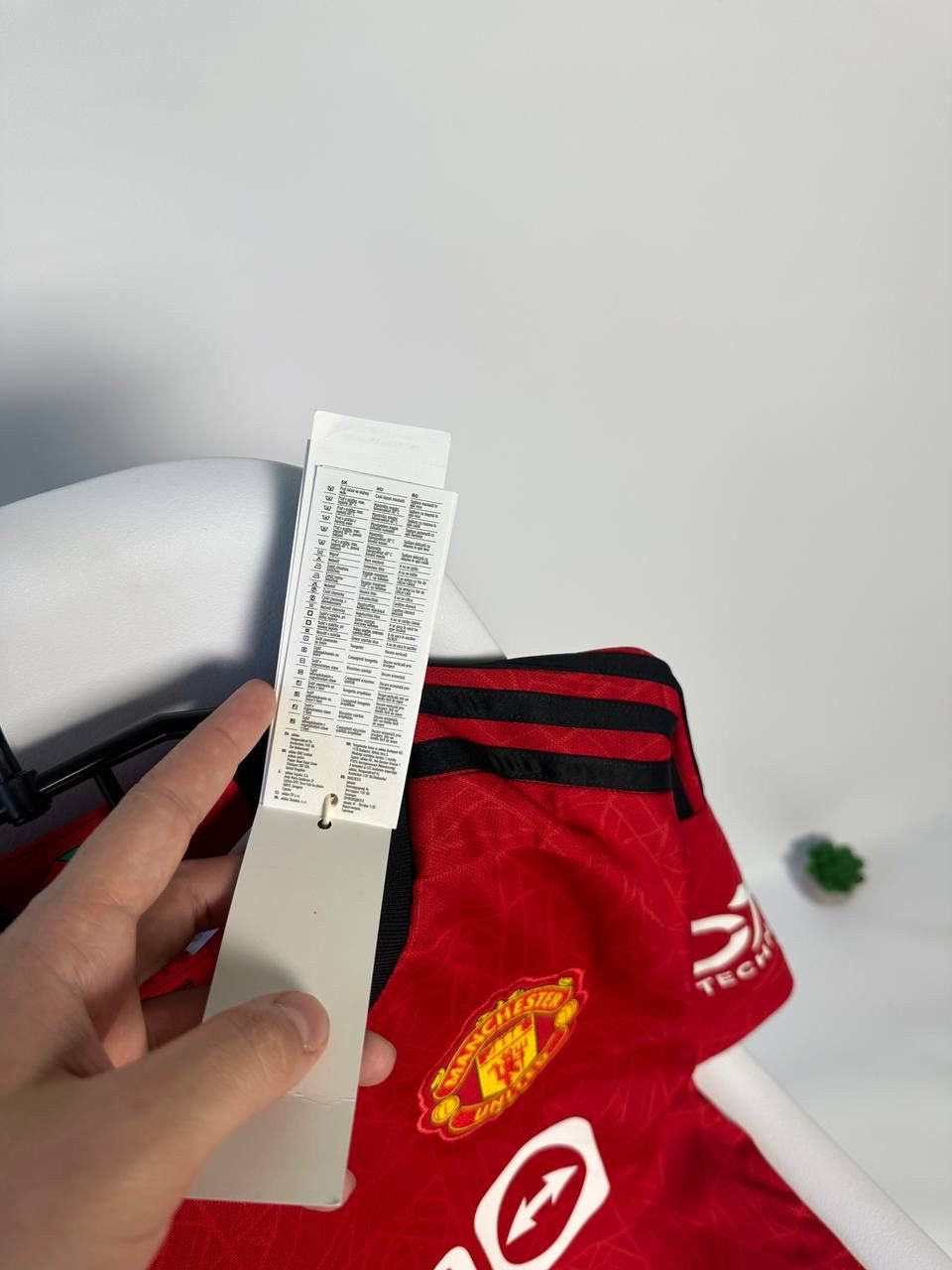 Adidas 2023 Soccer Jersey Manchester United Home Tee Garnacho#17 Size US S / EU 44-46 / 1 - 7 Thumbnail