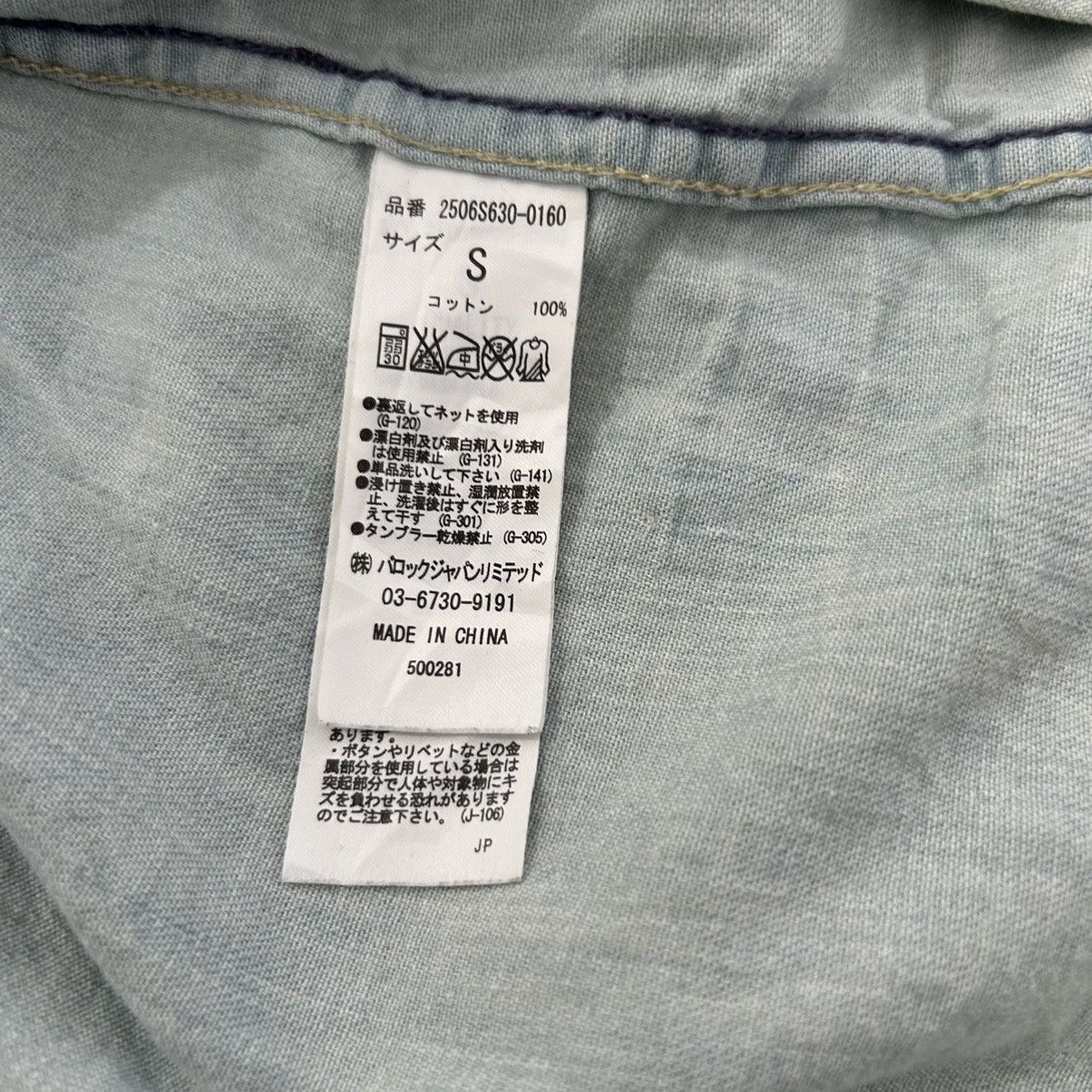 MOUSSY Vintage Revitalization by Moussy Snap Button Denim Shirt Size US S / EU 44-46 / 1 - 10 Thumbnail