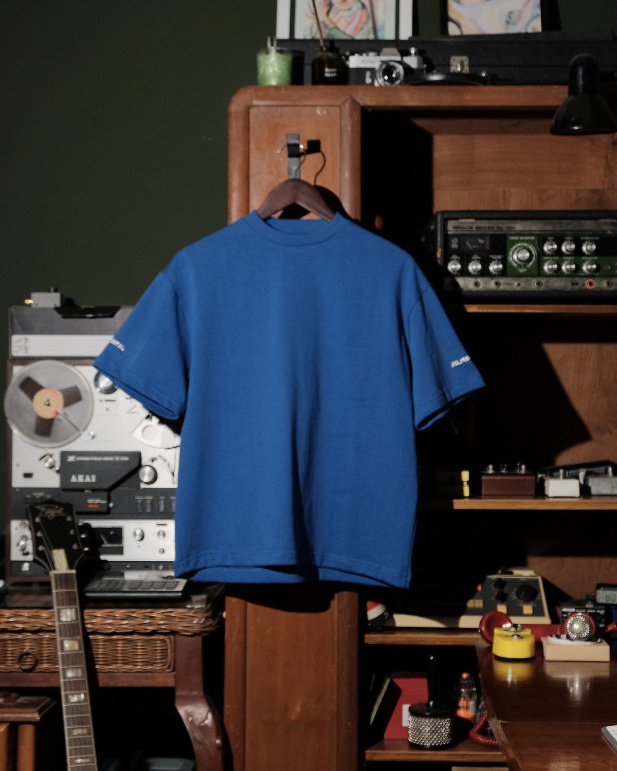Fundamental Faded Blue Room Boxyfit Tshirt 350GSM