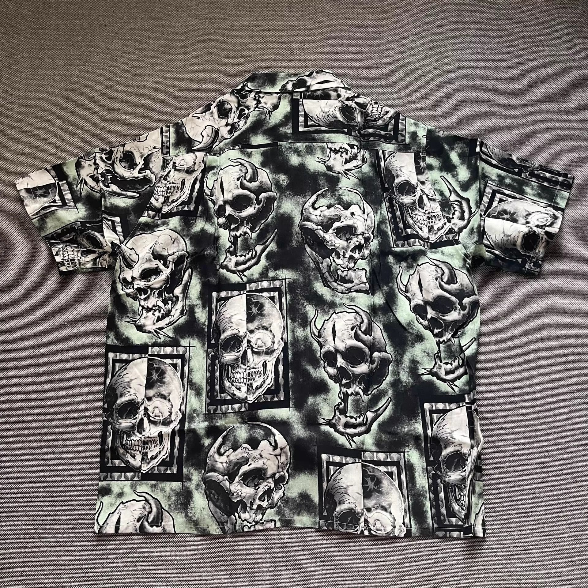 Wacko Maria Wacko Maria x 56TS Hawaiian Shirt Green L Short Sleeve Size US L / EU 52-54 / 3 - 2 Thumbnail