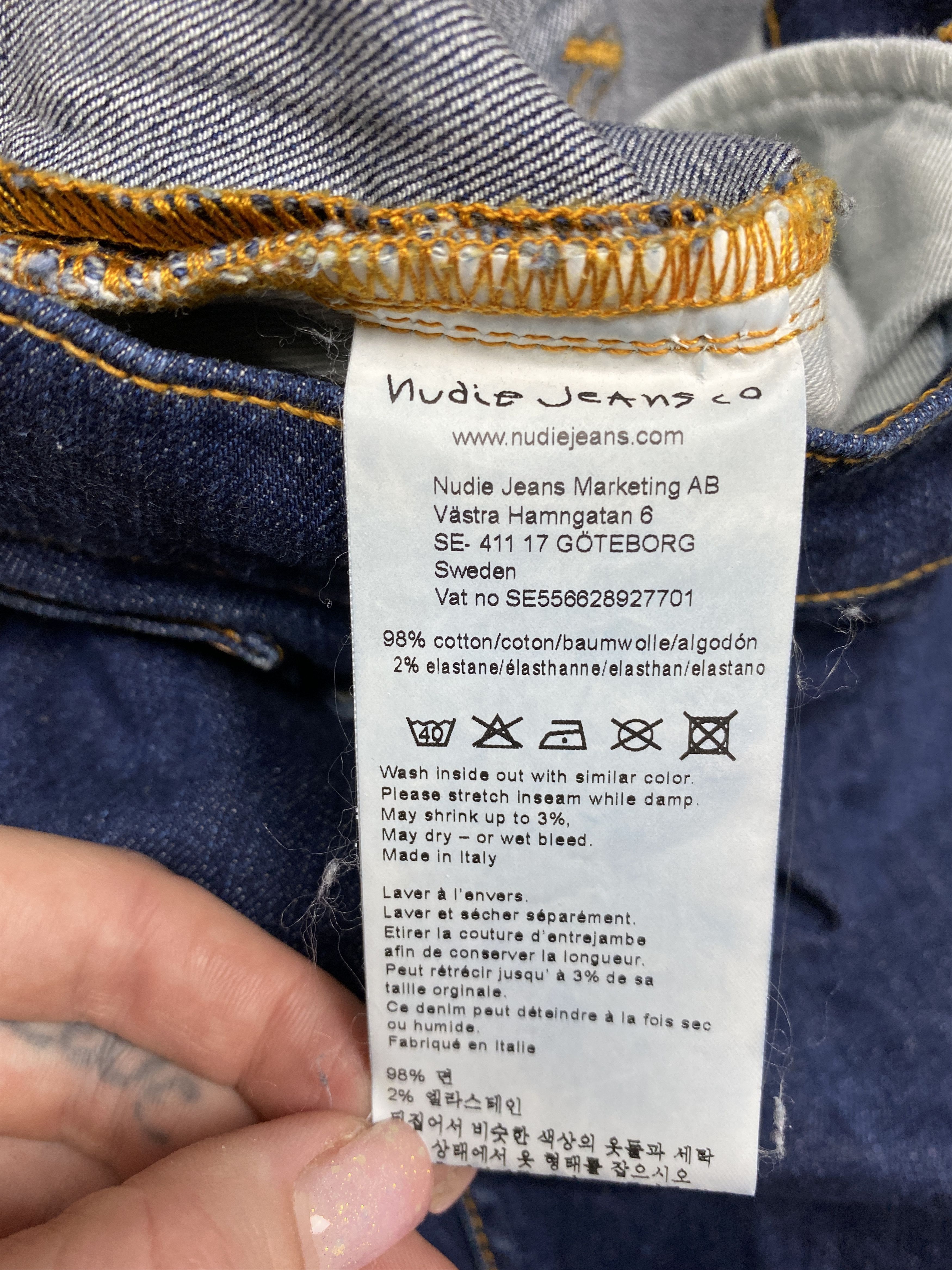 Nudie Jeans Nudie Jeans Thin Finn Vintage Mens Denim Pants Y2K Jeans Size US 31 - 10 Thumbnail