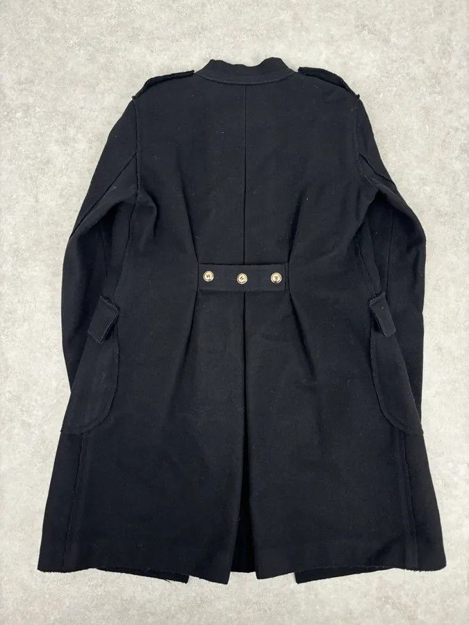 Yves Saint Laurent AW2010 Yves Saint Laurent Black Asymmetrical Officer Coat Size S / US 4 / IT 40 - 6 Thumbnail