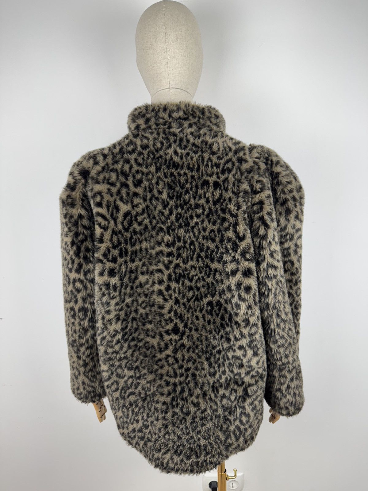 Japanese Brand × Vintage Vintage St Michael Faux Fur Leopard Coat size 14 EUR 42 Size L / US 10 / IT 46 - 7 Thumbnail
