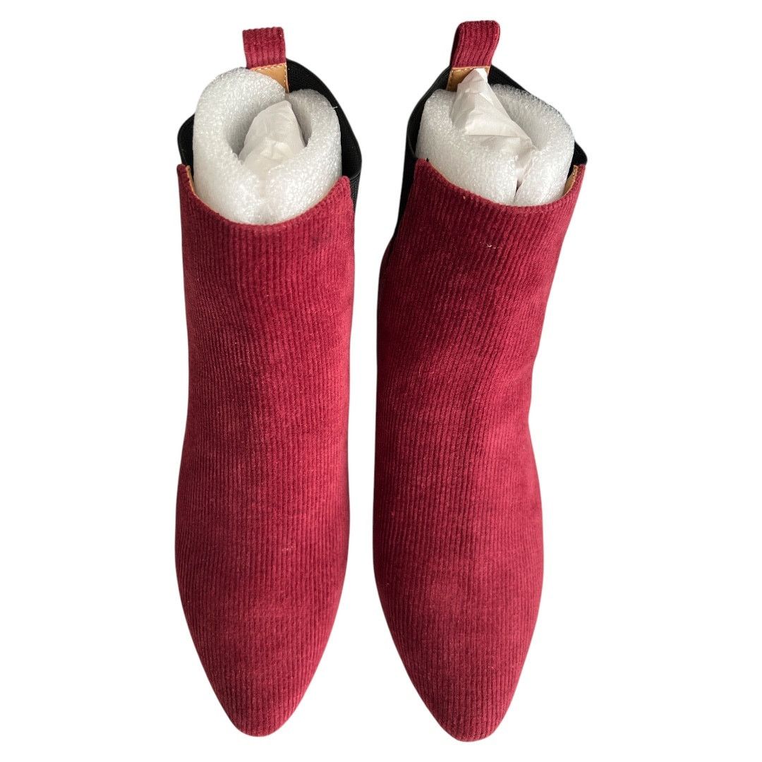 Lucky Brand LUCKY BRAND Burgandy Pointed Toe Chelsea Boots, US7 Size US 7 / IT 37 - 4 Thumbnail