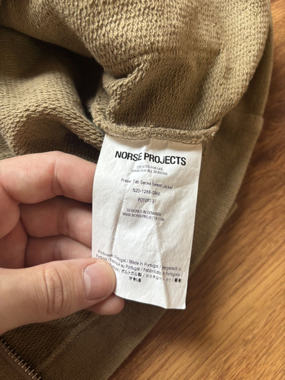 Norse Projects Norse Projects Fraser Tab Series Sweat Jacket Cardigan XL Size US XL / EU 56 / 4 - 5 Thumbnail