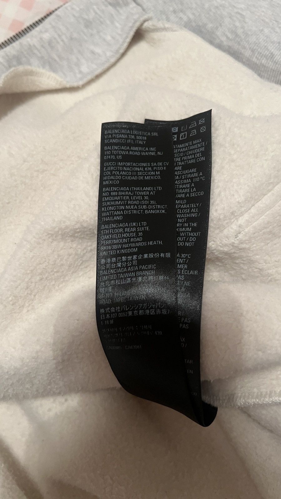Balenciaga Balenciaga Fashion Institute Zip-up Hoodie Size US L / EU 52-54 / 3 - 12 Thumbnail
