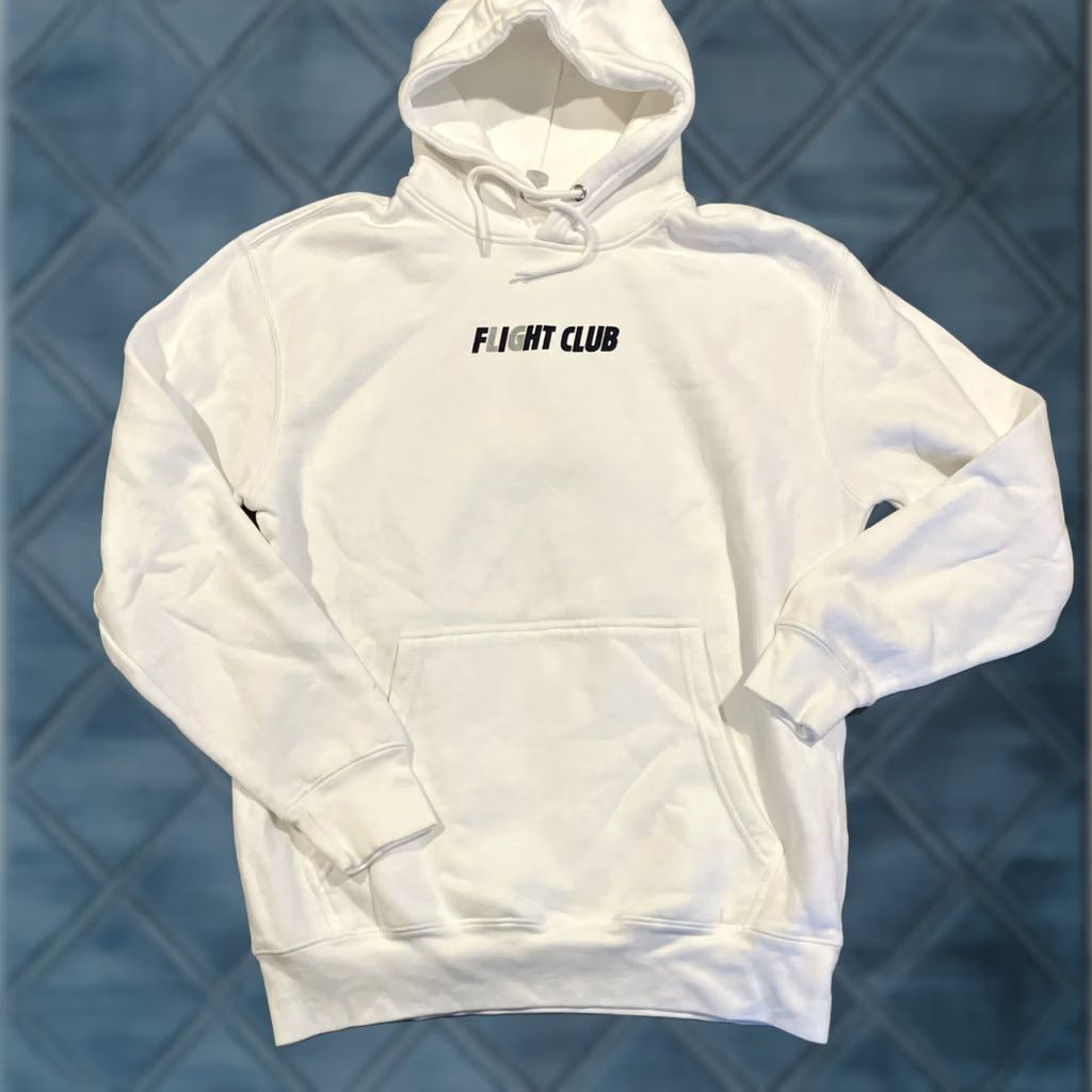 Vintage Flight Club CITY OF G White Hoodie Sweatshirt RARE Men's Medium Size US M / EU 48-50 / 2 - 1 Thumbnail