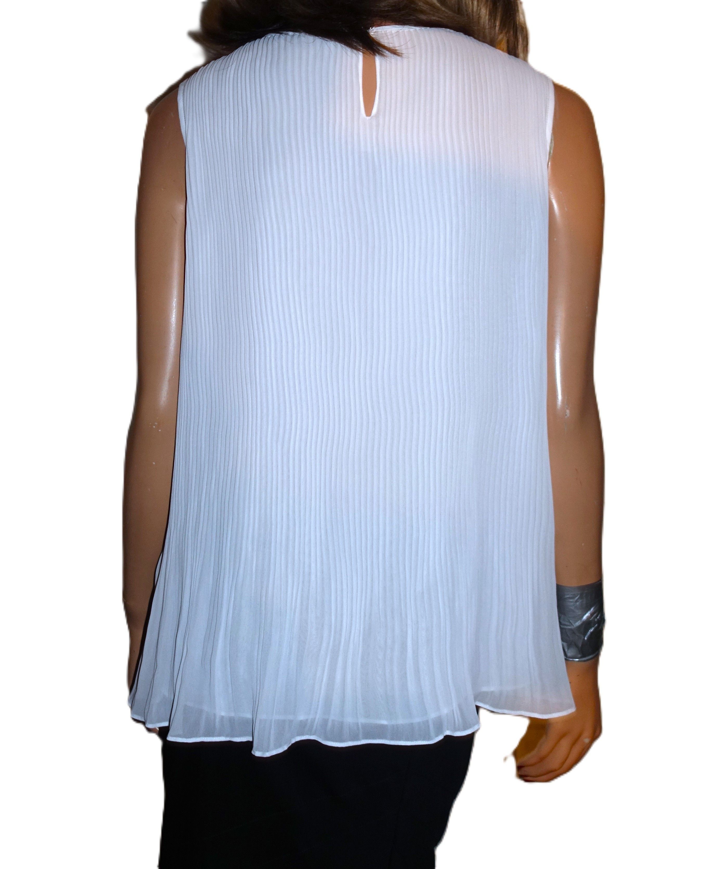 Calvin Klein Calvin Klein White Crinkle Tank Top M Size M / US 6-8 / IT 42-44 - 5 Thumbnail
