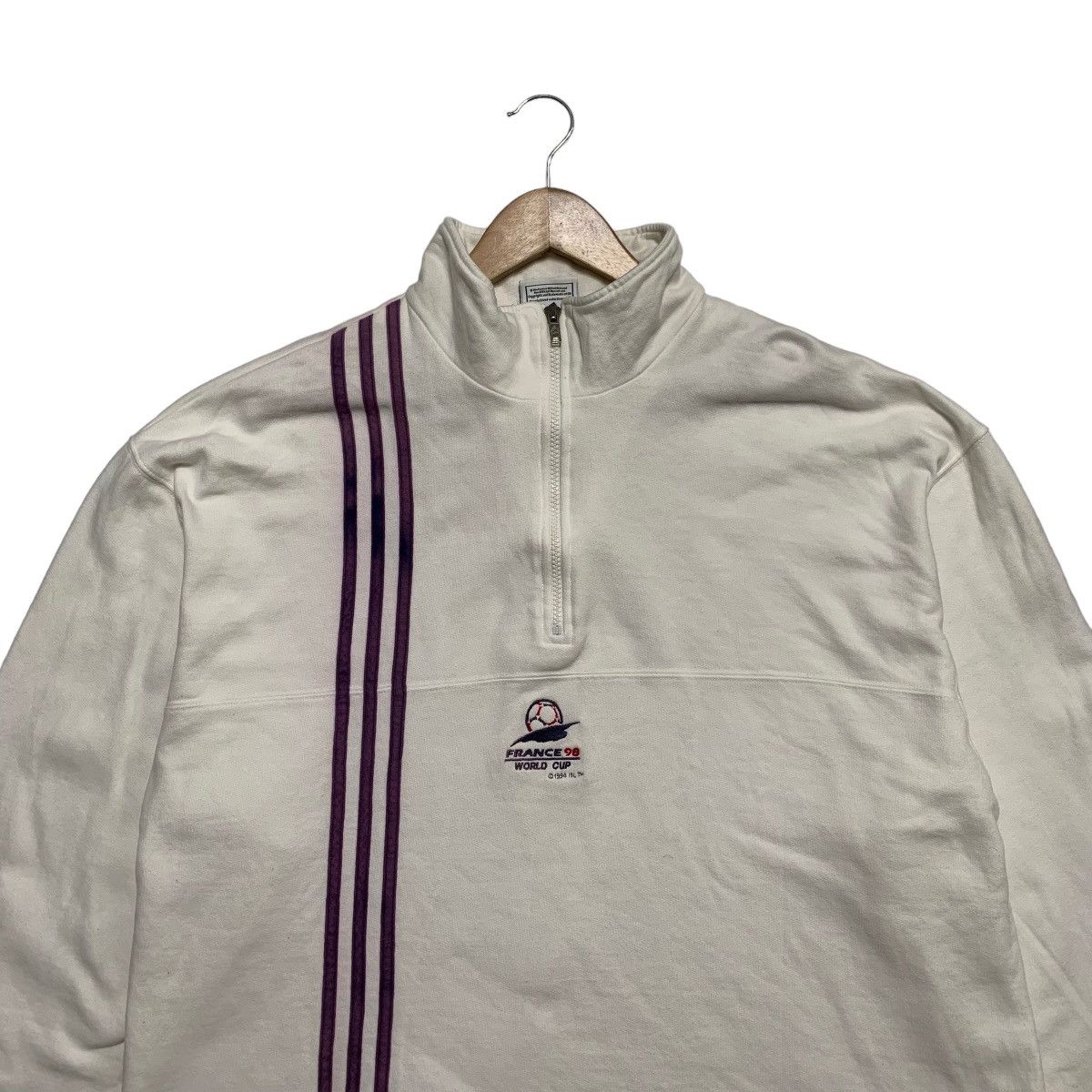 Adidas Vintage Copyright 94 Adidas World Cup France 98 Sweater Size US XL / EU 56 / 4 - 4 Thumbnail