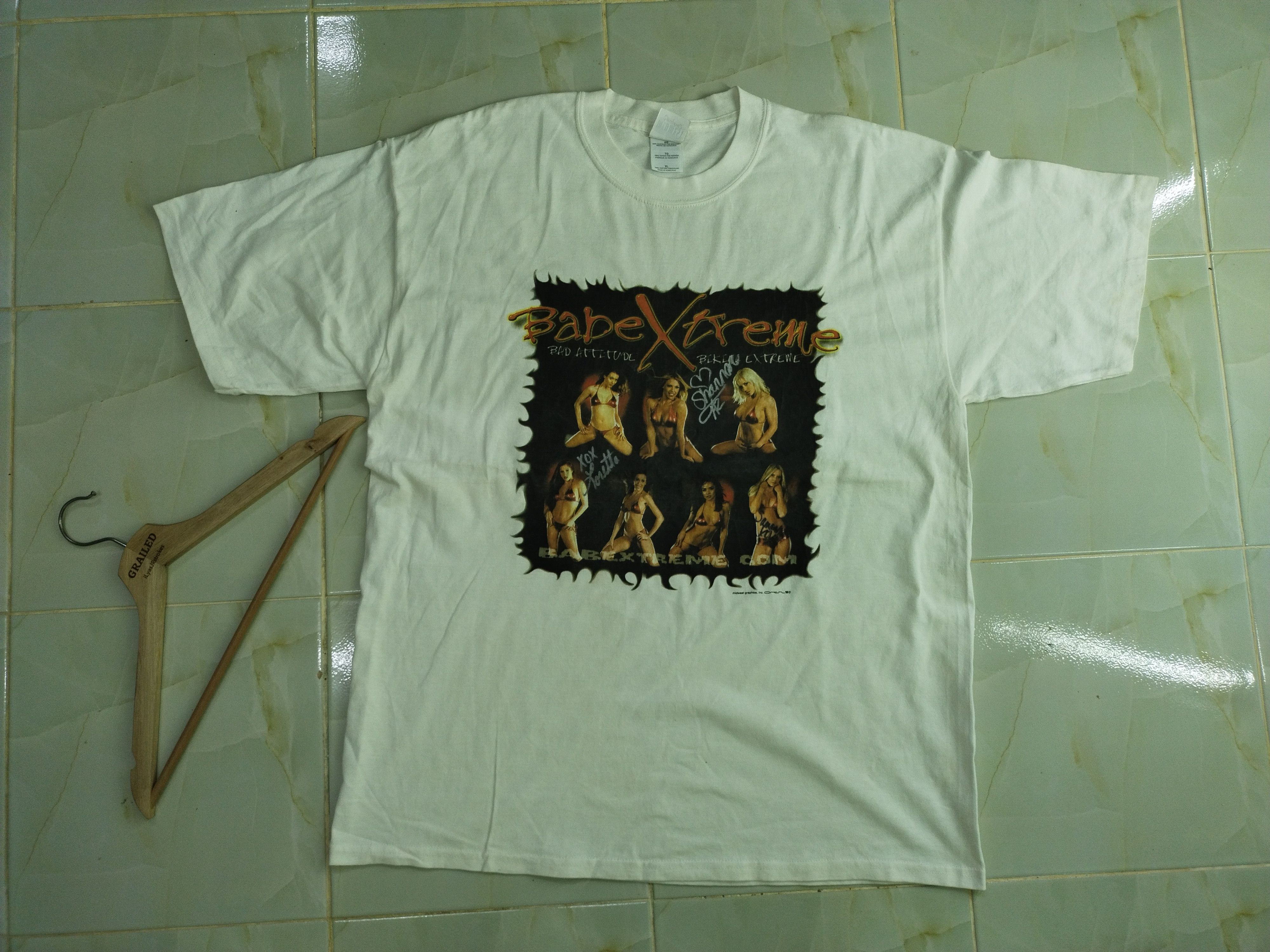Hot Model Sex Vintage 00's Babe X Treme Sex Porno Movie Bad Attitude Tee Size US XL / EU 56 / 4 - 1 Thumbnail