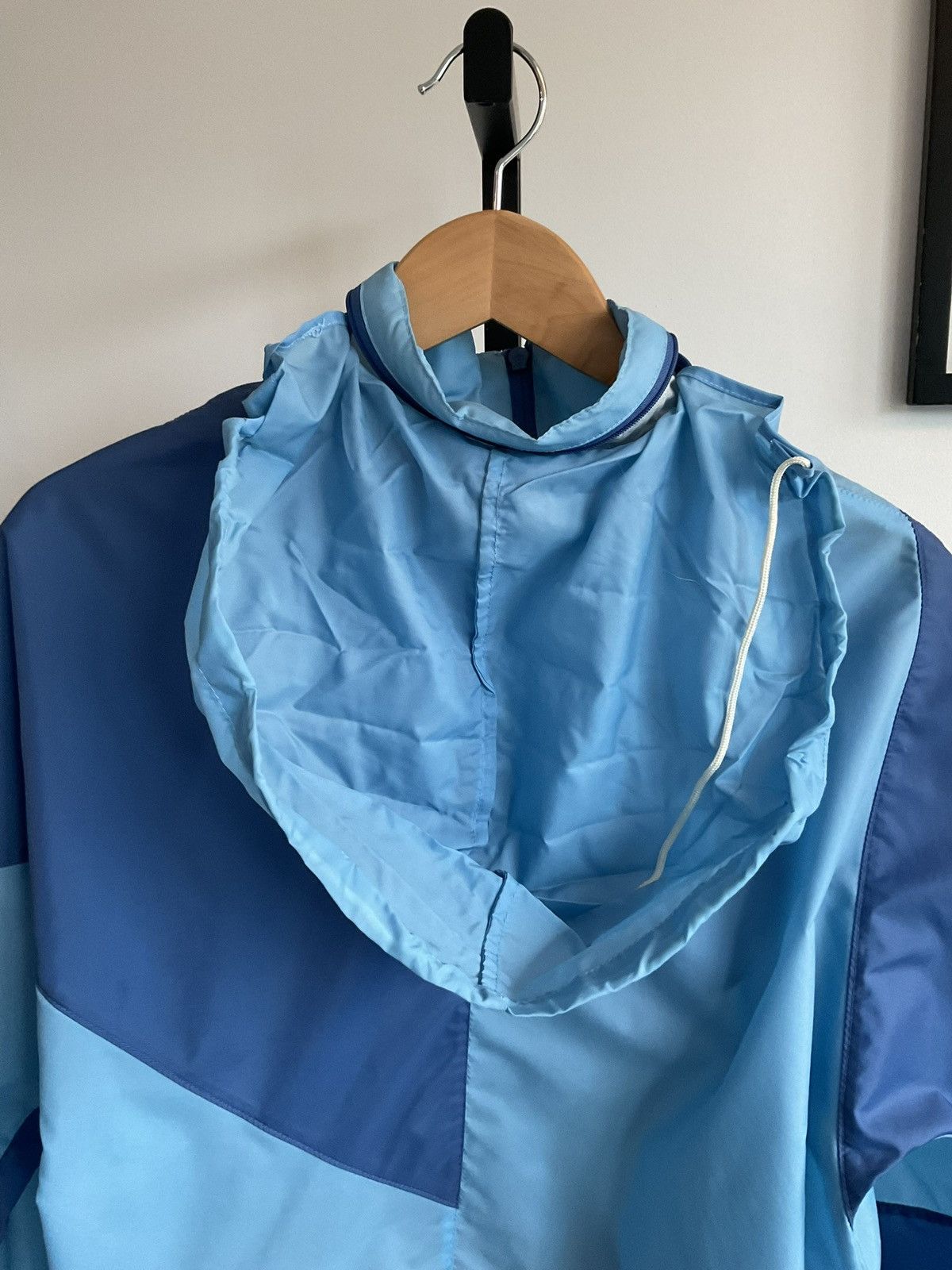Adidas × Vintage Vintage 70s Adidas 3 Stripes Two Tone Windbreaker Jacket Size US L / EU 52-54 / 3 - 8 Thumbnail