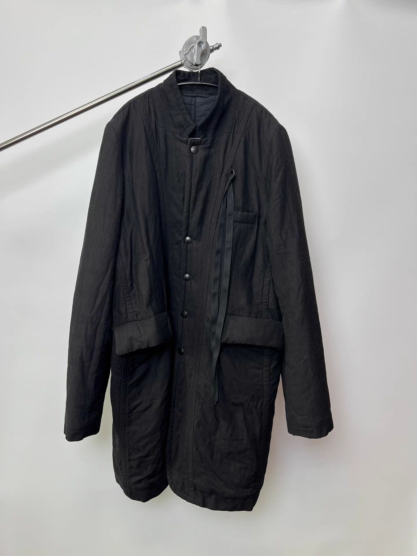 Ann Demeulemeester Ann Demeulemeester long draped sash wool blend coat Size US L / EU 52-54 / 3 - 2 Thumbnail