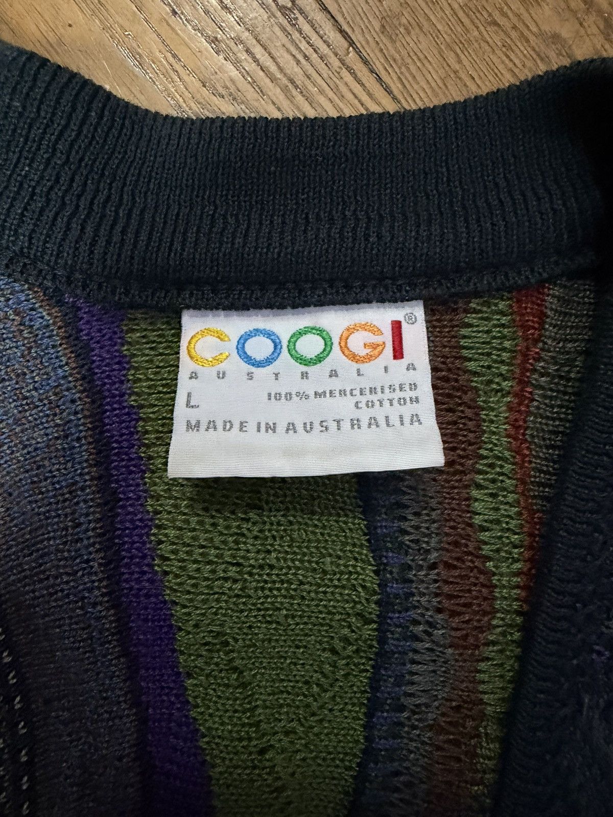 Coogi Vintage Coogi Cardigan Super Rare Psychedelic Knit Pattern Size US L / EU 52-54 / 3 - 9 Thumbnail