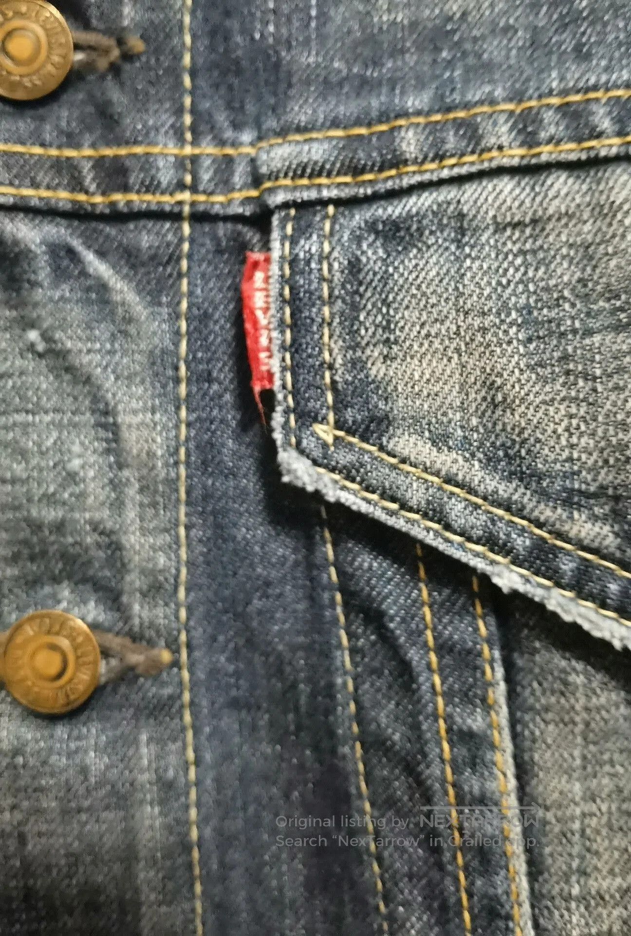 Levi's Vintage Clothing levi's vintage denim jacket 70557. Size US L / EU 52-54 / 3 - 7 Thumbnail