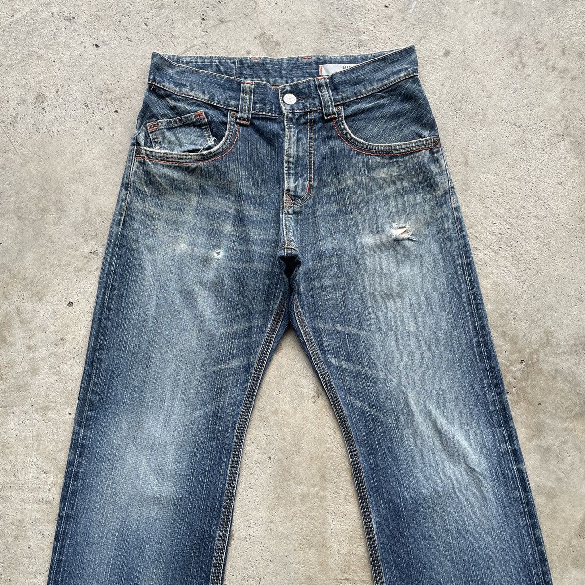 Edwin Vintage Edwin Xv-s Faded Jeans Pants Denim W31x33 Size US 31 - 4 Thumbnail