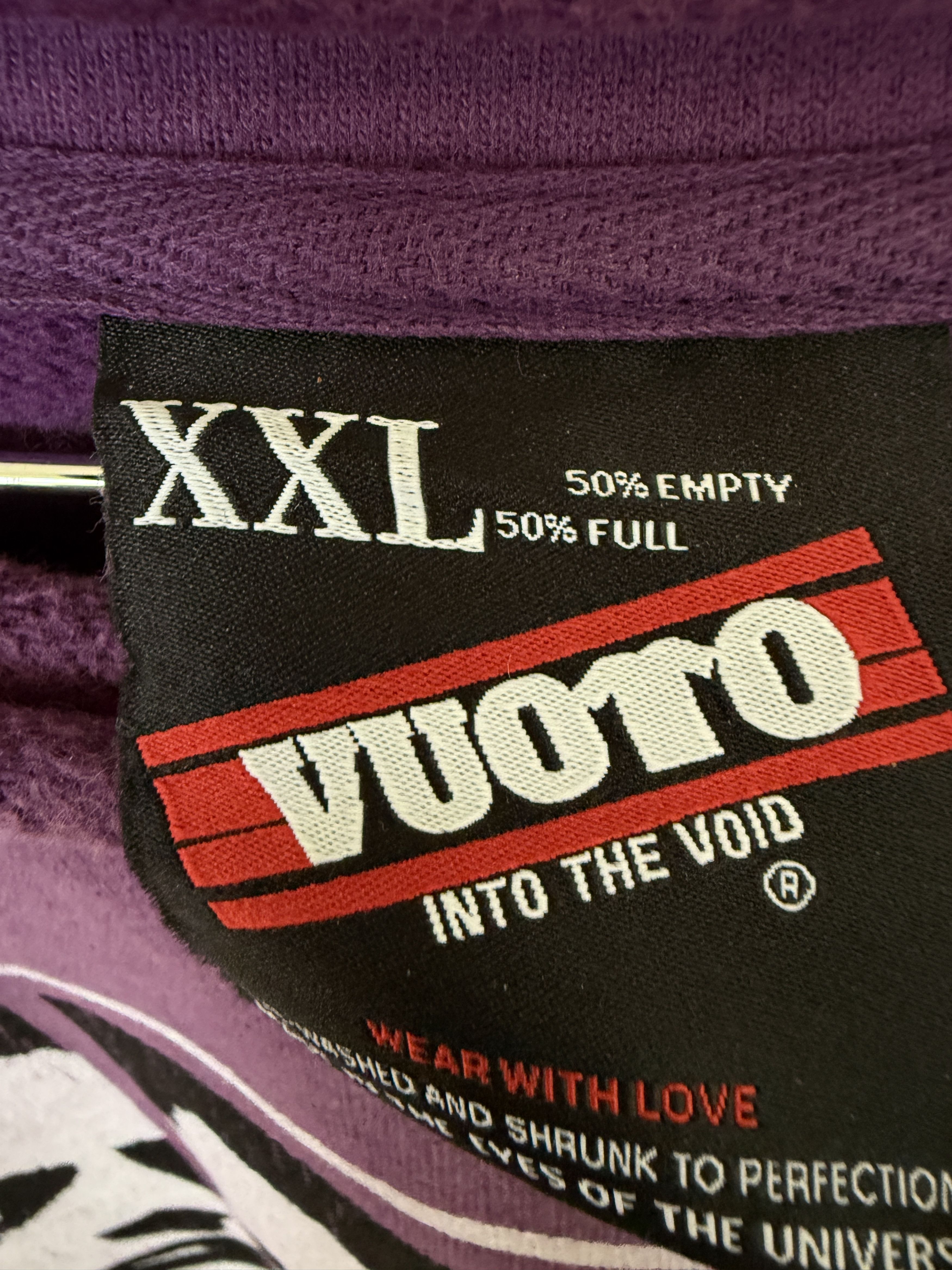 Vintage Vuoto Purple Crewneck Size US XXL / EU 58 / 5 - 7 Thumbnail