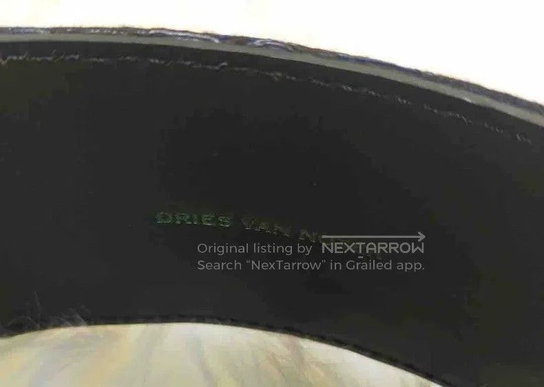 Dries Van Noten Dries Van Noten Vintage Embroidered Wide Belt Size ONE SIZE - 4 Thumbnail