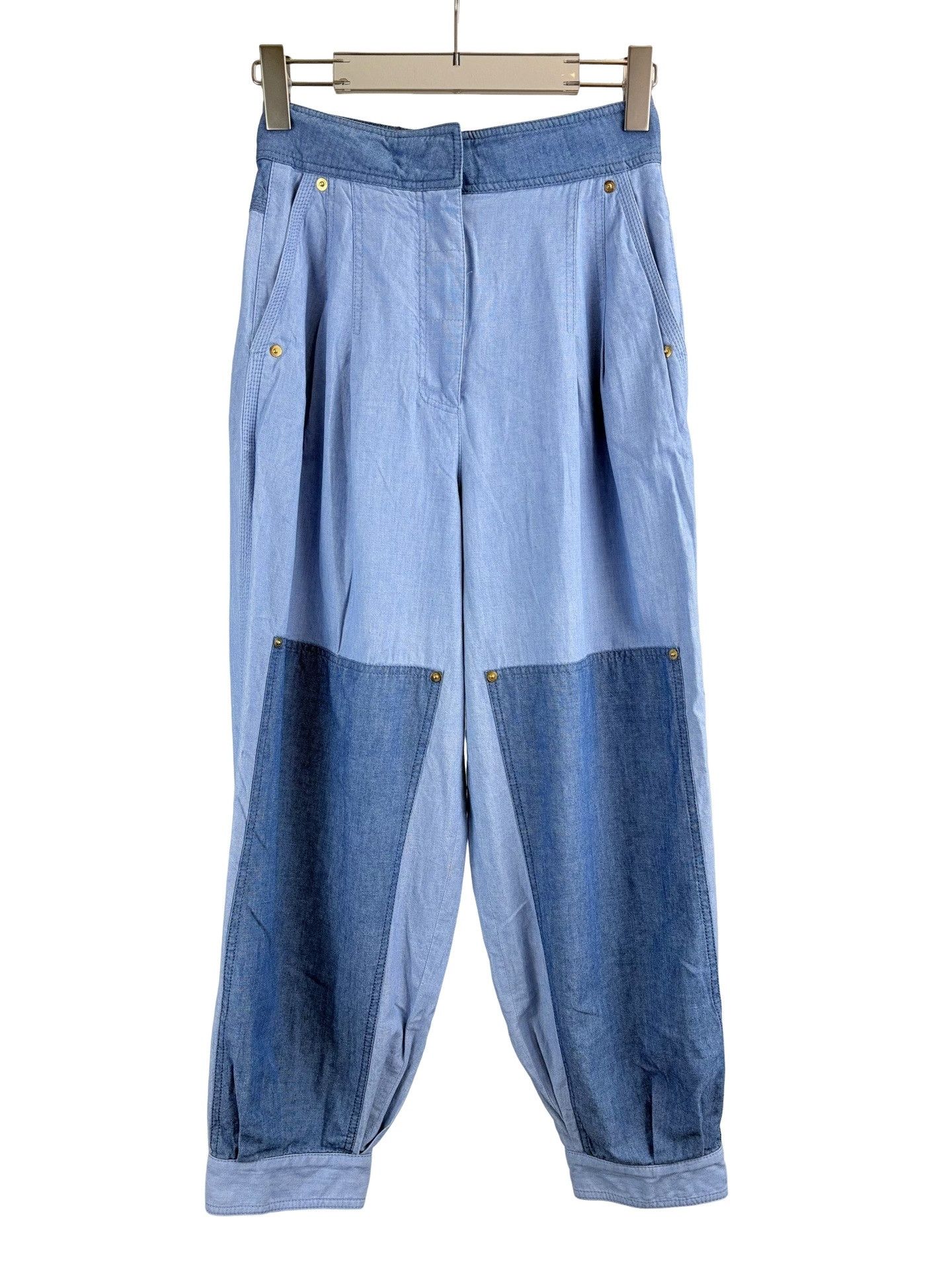 Loewe Loewe Paneled Leather Patch Pants 34 Size 25" / US 0 / IT 36 - 1 Thumbnail