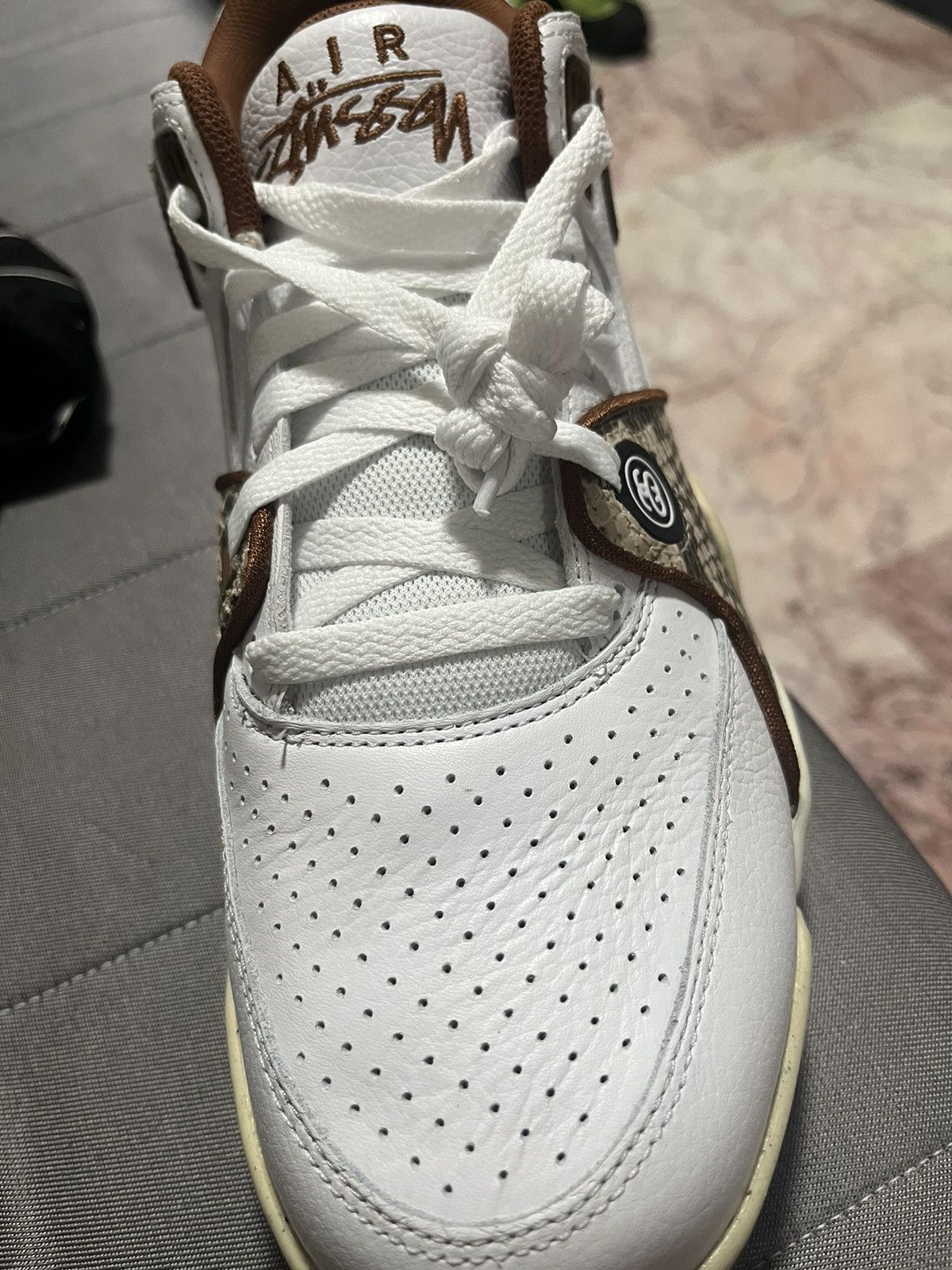Nike × Stussy nike x stussy air flight 89 Size US 9.5 / EU 42-43 - 5 Thumbnail