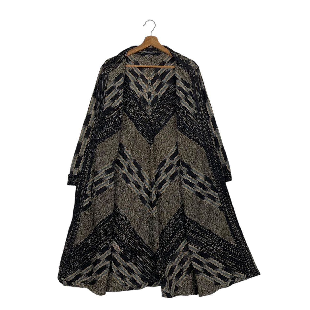 Japanese Brand Japanese Brand Chandni Patterned Long Coat Size M / US 6-8 / IT 42-44 - 12 Thumbnail