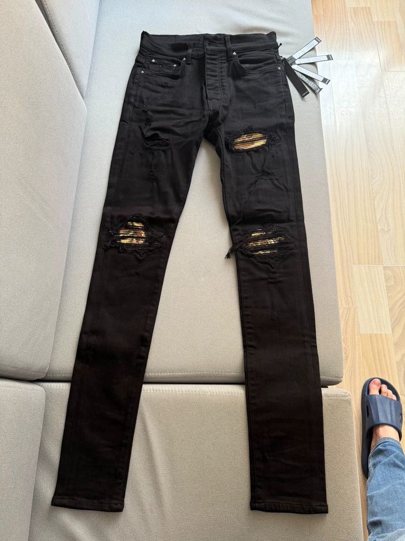 Amiri Amiri men's collection black ripped jean Size US 30 / EU 46 - 1 Thumbnail