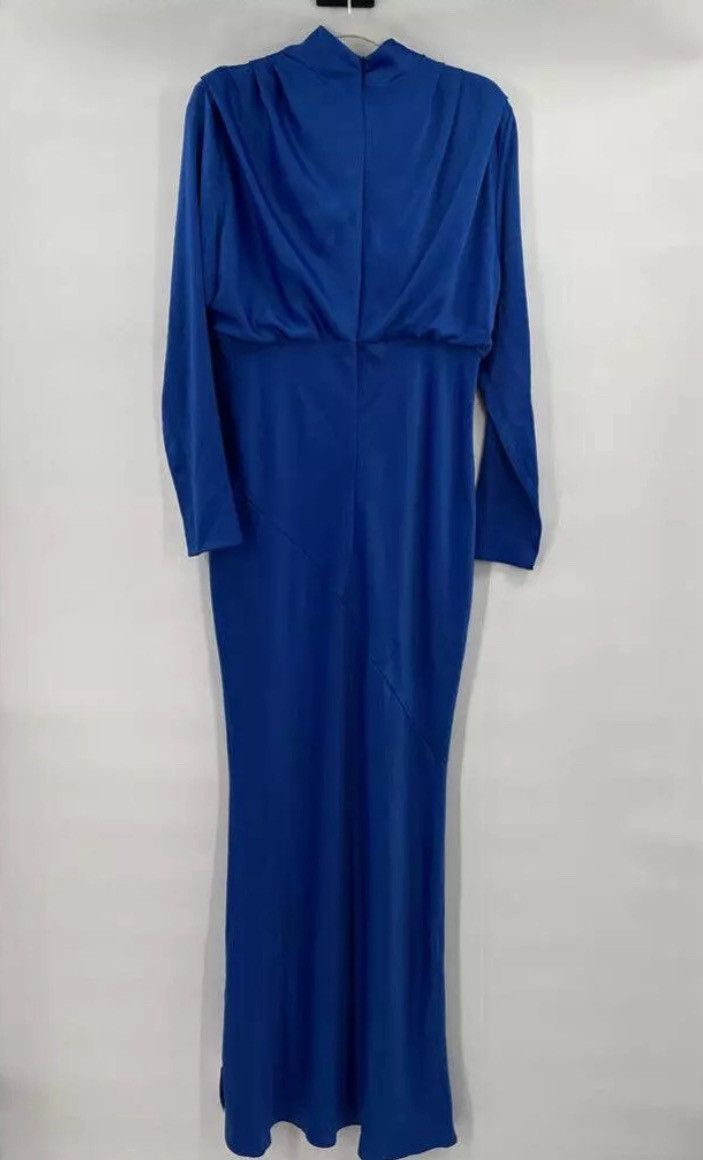 Asos ASOS High Neck Drape Cowl Neck Bishop Sleeve Maxi Sz12 Size XL / US 12-14 / IT 48-50 - 5 Thumbnail