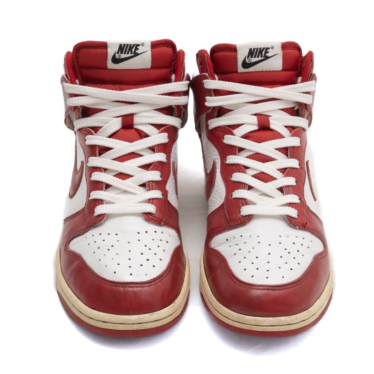 Nike NIKE Dunk High 2009 White / Varsity Red Size US 8.5 / EU 41-42 - 4 Thumbnail