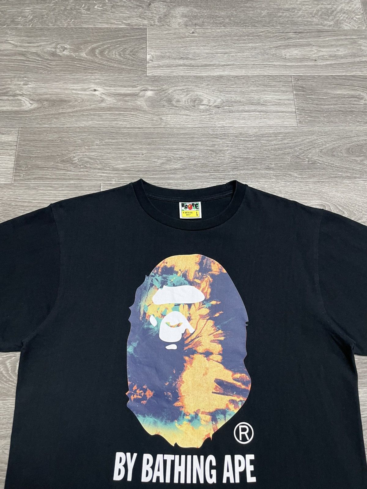Bape Bape Tie Dye By Bathing Ape Black T-Shirt Size US L / EU 52-54 / 3 - 2 Thumbnail