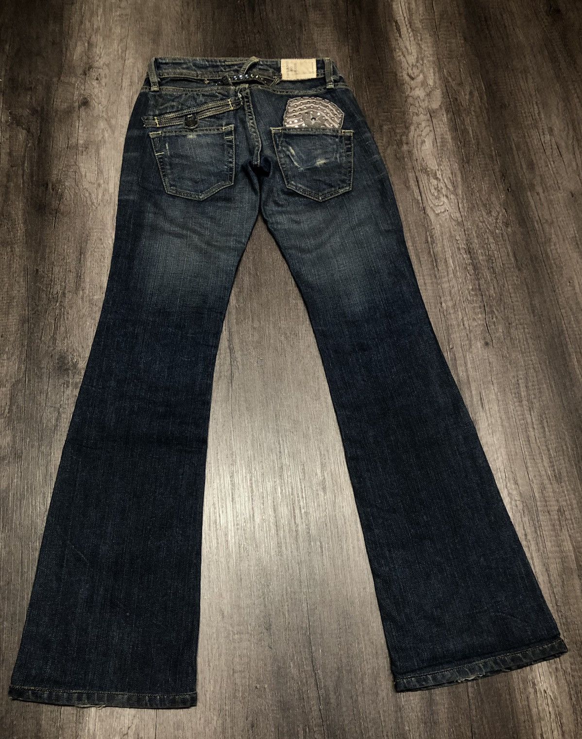 Taverniti × Vintage Distressed Denim Taverniti Jeans Courtney Flare Design Size 27" / US 4 / IT 40 - 1 Thumbnail