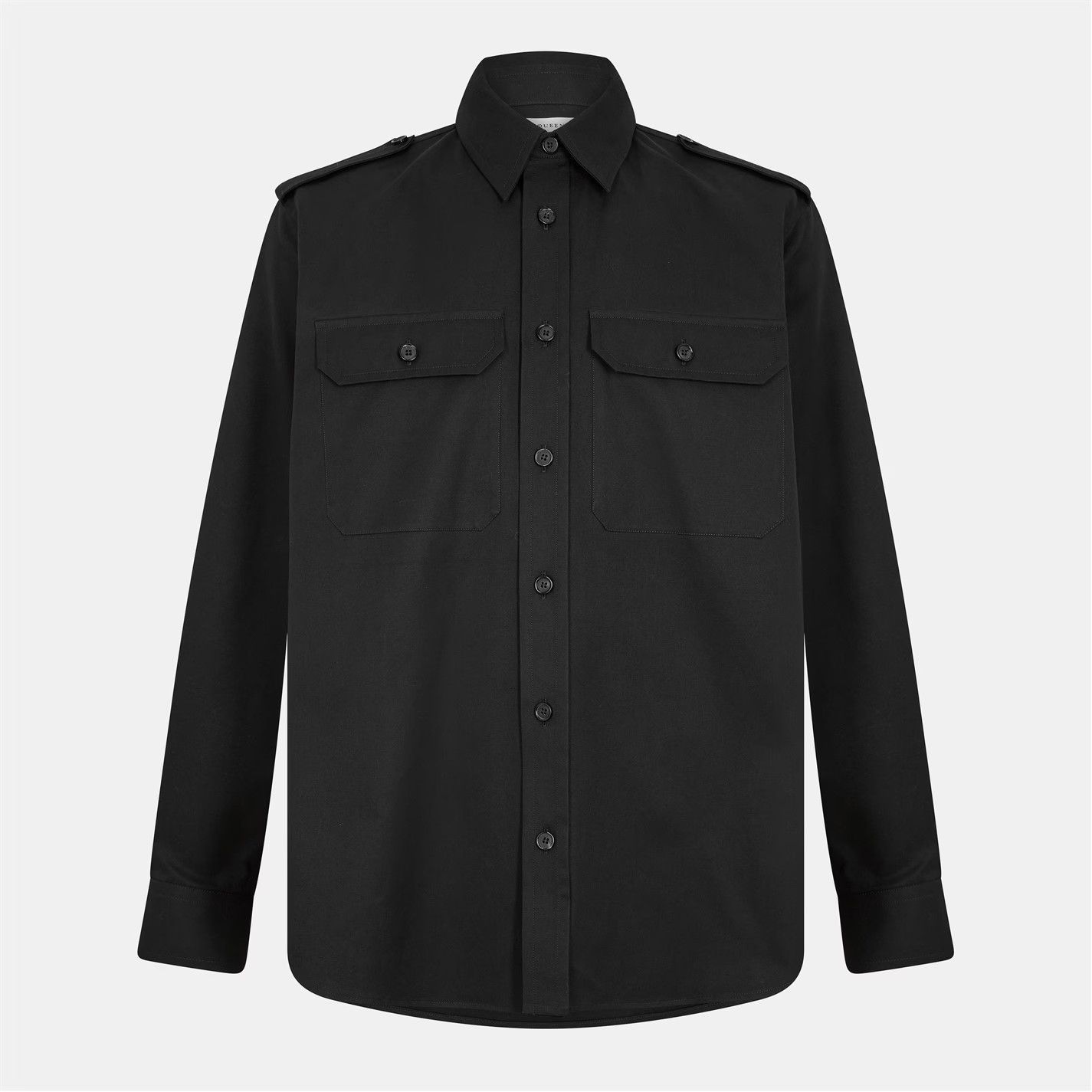 Alexander McQueen o1g2r1mq0326 Overshirt in Black Size US L / EU 52-54 / 3 - 1 Thumbnail
