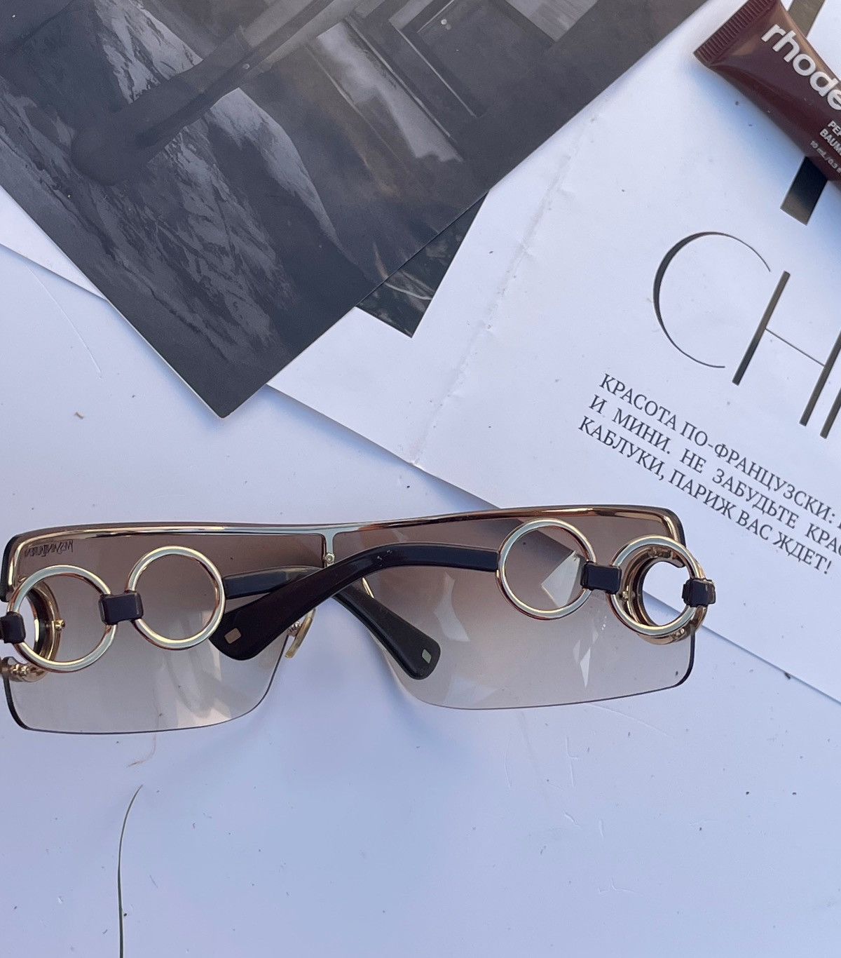 Yves Saint Laurent Yves Saint Laurent vintage sunglasses YSL 6114S Size ONE SIZE - 3 Thumbnail