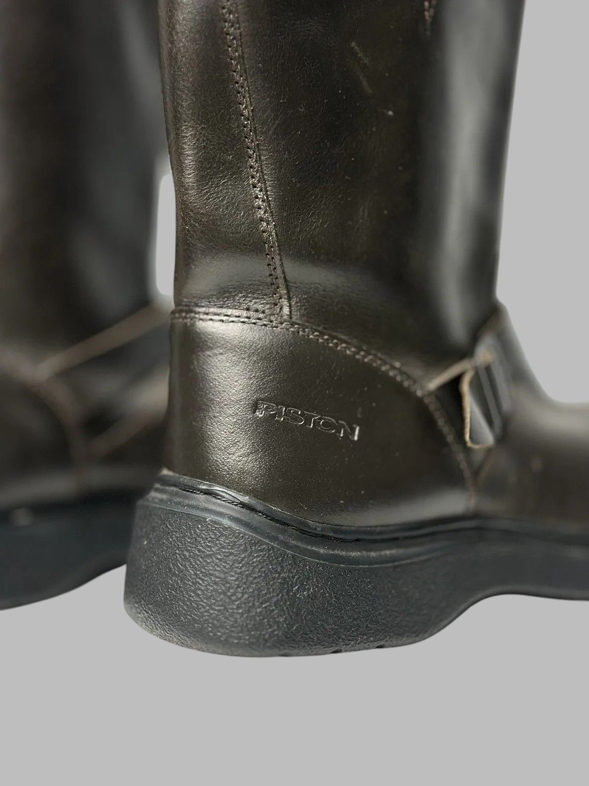 Other Western AS98 Vintage High Leather Boots Balenciaga Inspired Size US 11 / EU 44 - 8 Thumbnail
