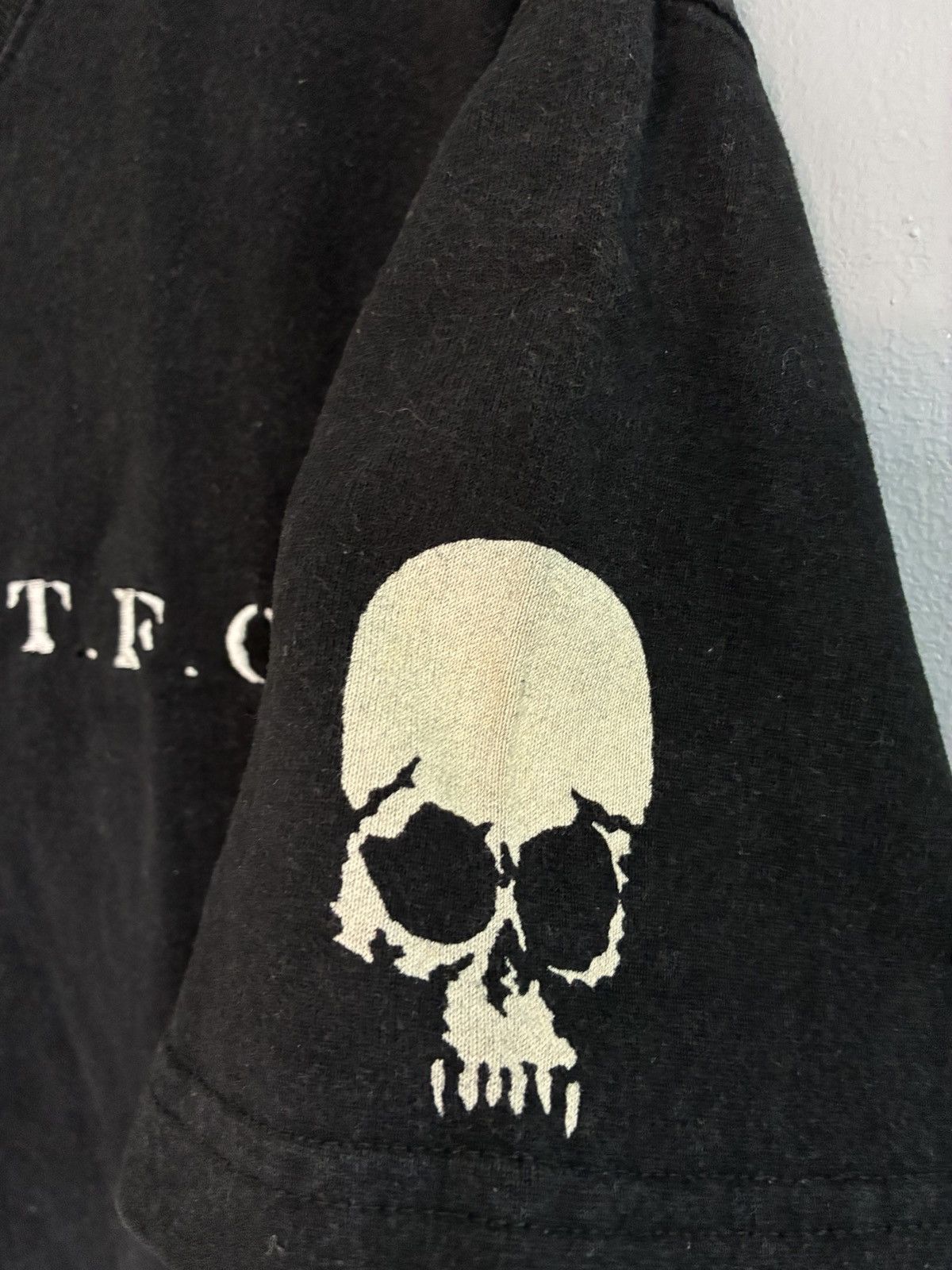 Japanese Brand Crows T.F.O.A skull head t shirt Size US M / EU 48-50 / 2 - 8 Thumbnail