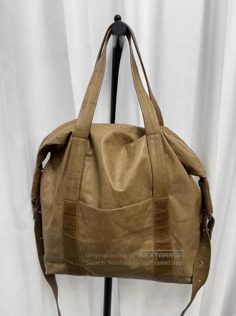 Maison Margiela Maison Margiela Boston Tote Bag in Brown Leather Size ONE SIZE - 5 Thumbnail